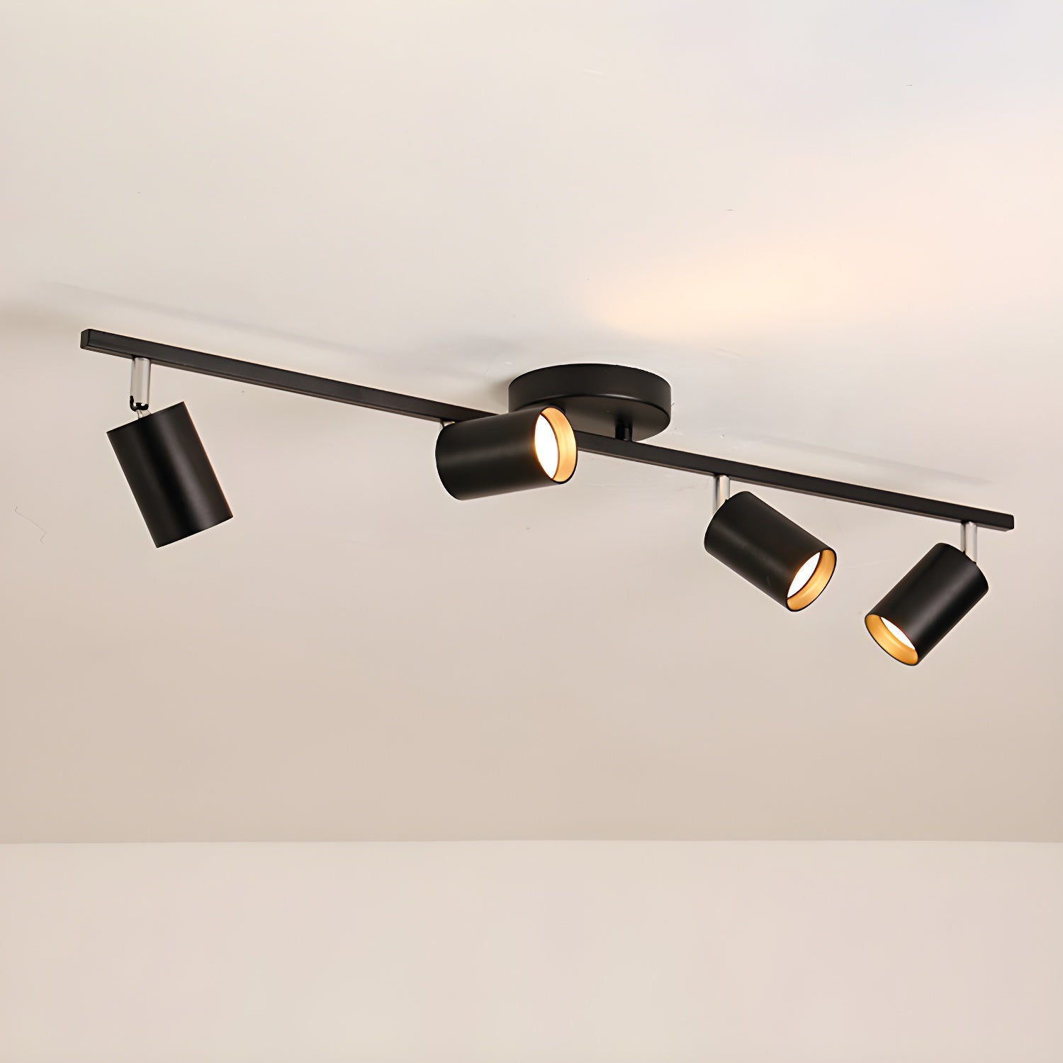 Quadra Aluminum Contemporary Ceiling Light - Letslighting