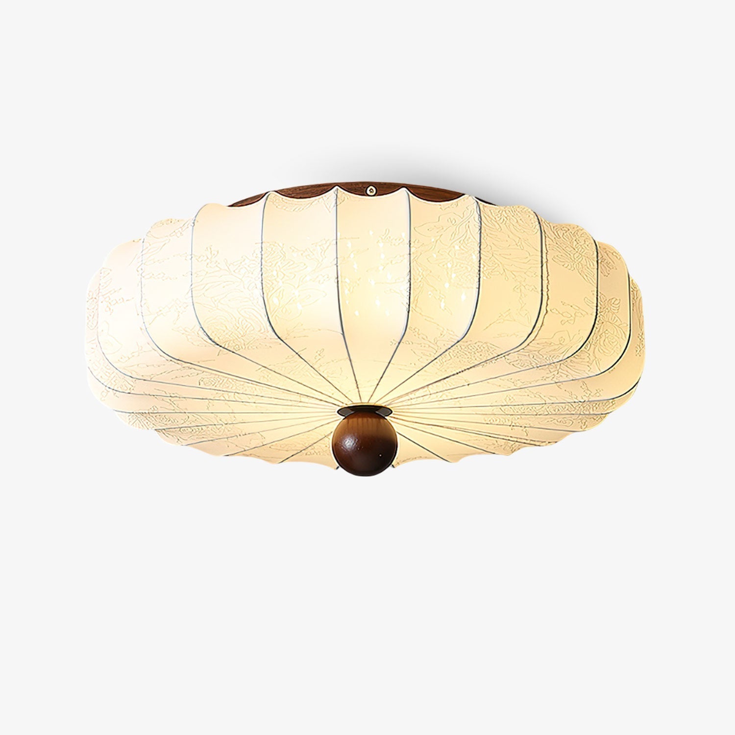 Lotus Fabric Fashion Ceiling Light - Letslighting
