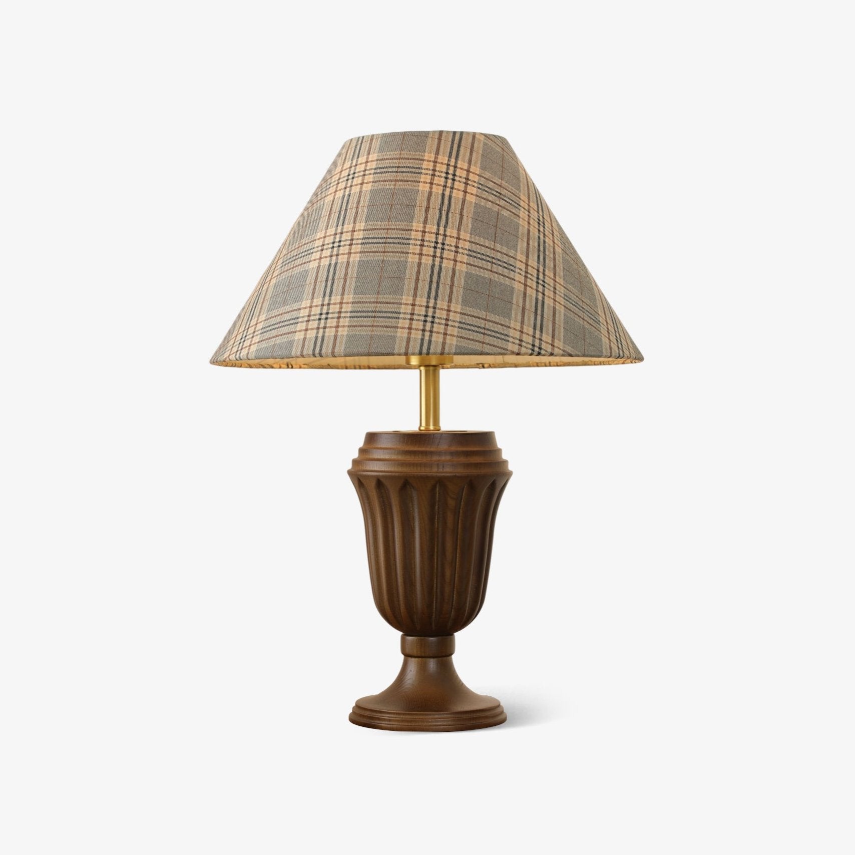 Orione Wood & Fabric Table Lamp - Letslighting