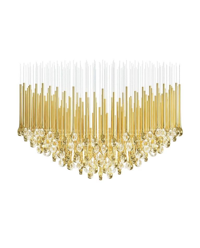 Cicarir Gradient Gold Glass Chandelier - Letslighting