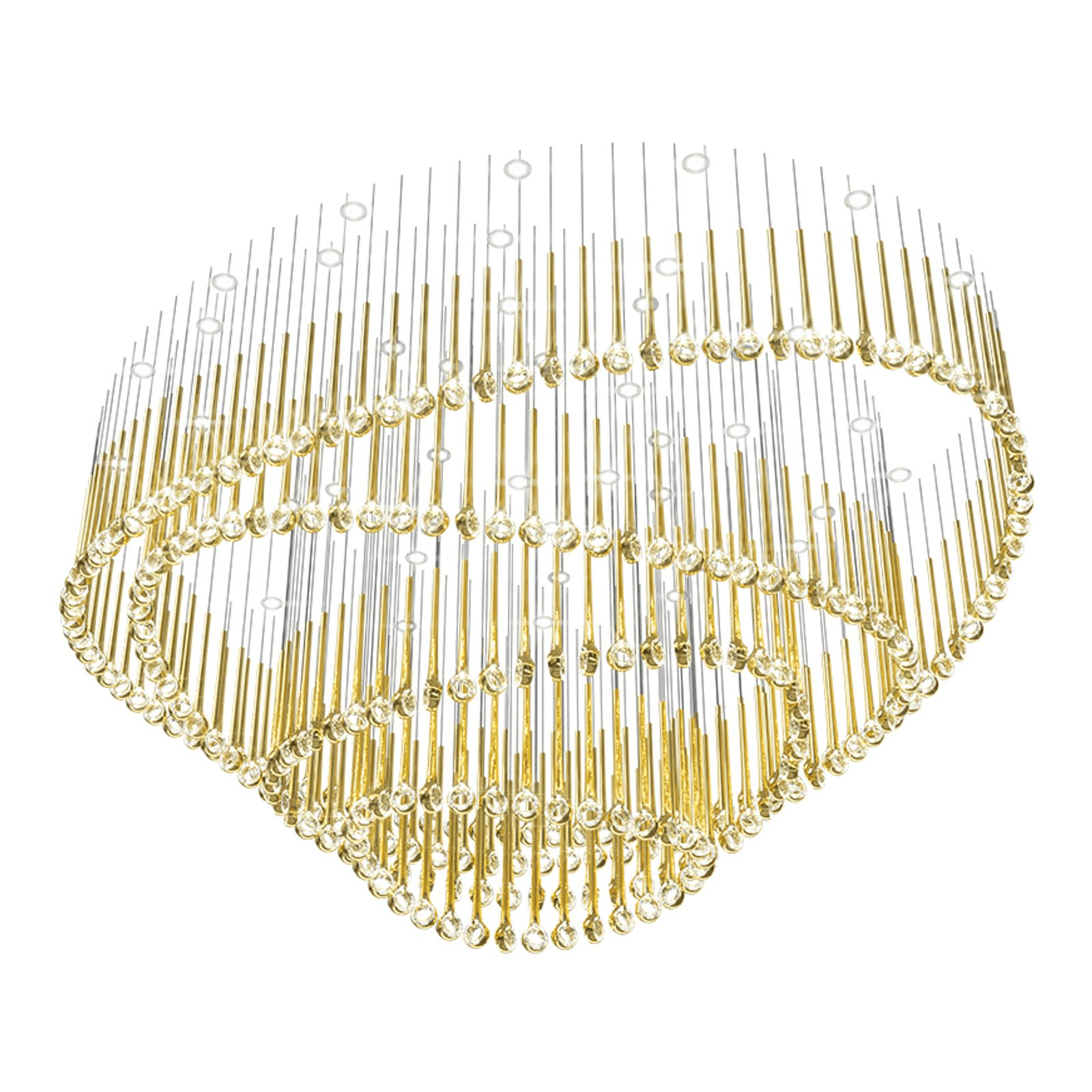 Cicarir Gradient Gold Glass Chandelier - Letslighting