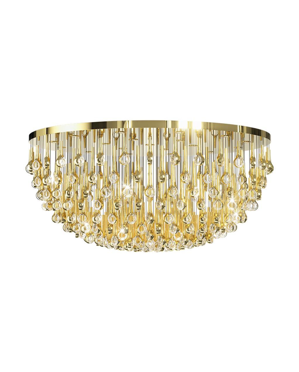Cicarir Gradient Gold Glass Chandelier - Letslighting
