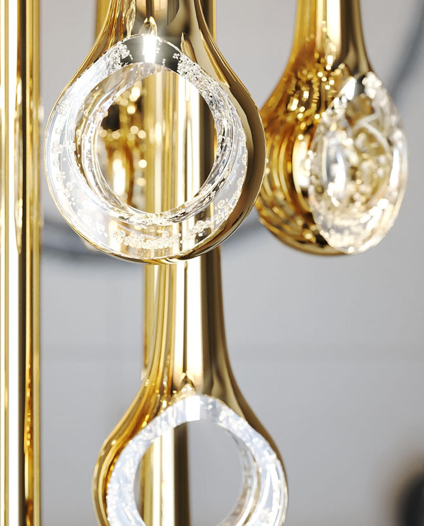 Cicarir Gradient Gold Glass Chandelier - Letslighting