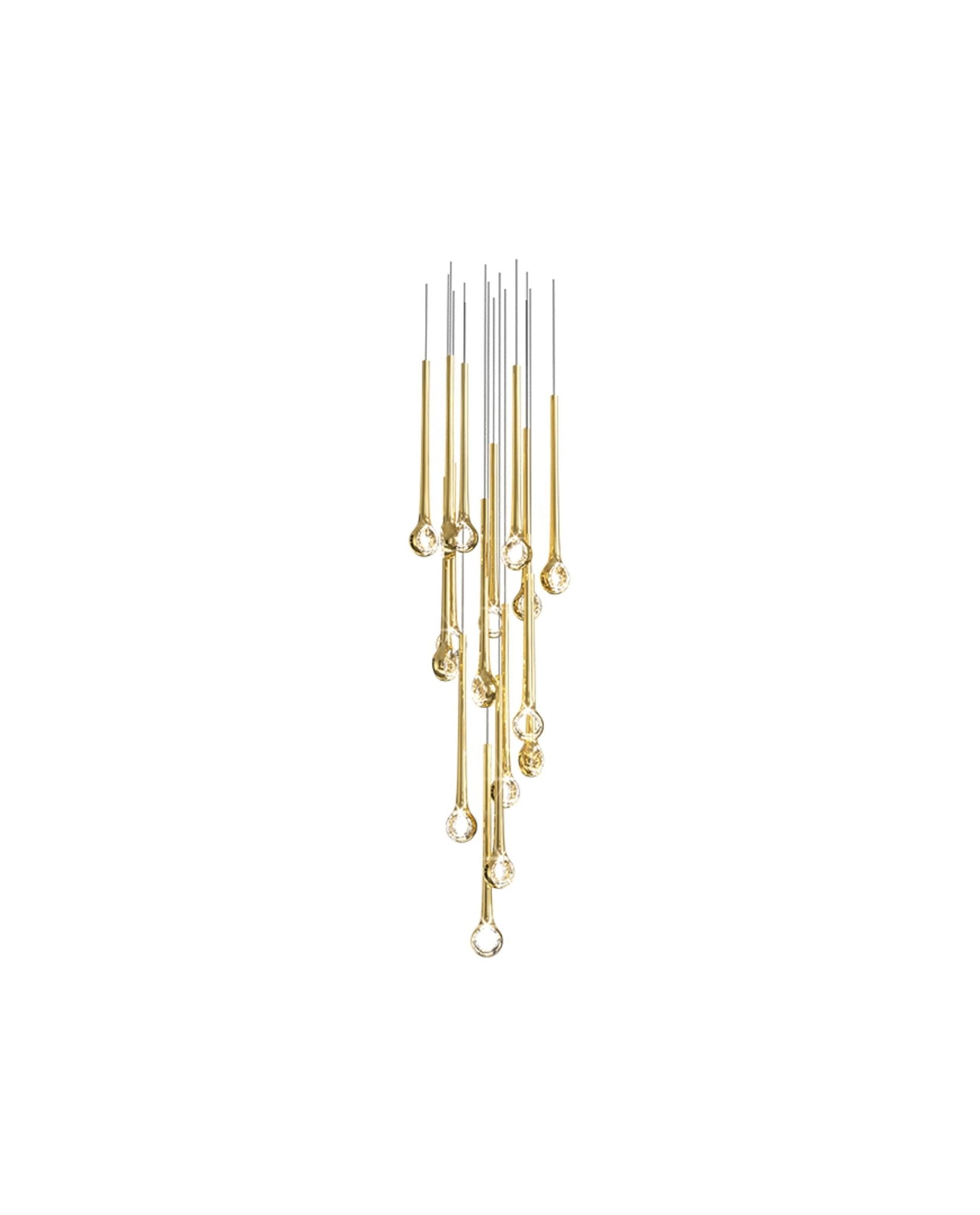 Cicarir Gradient Gold Glass Chandelier - Letslighting