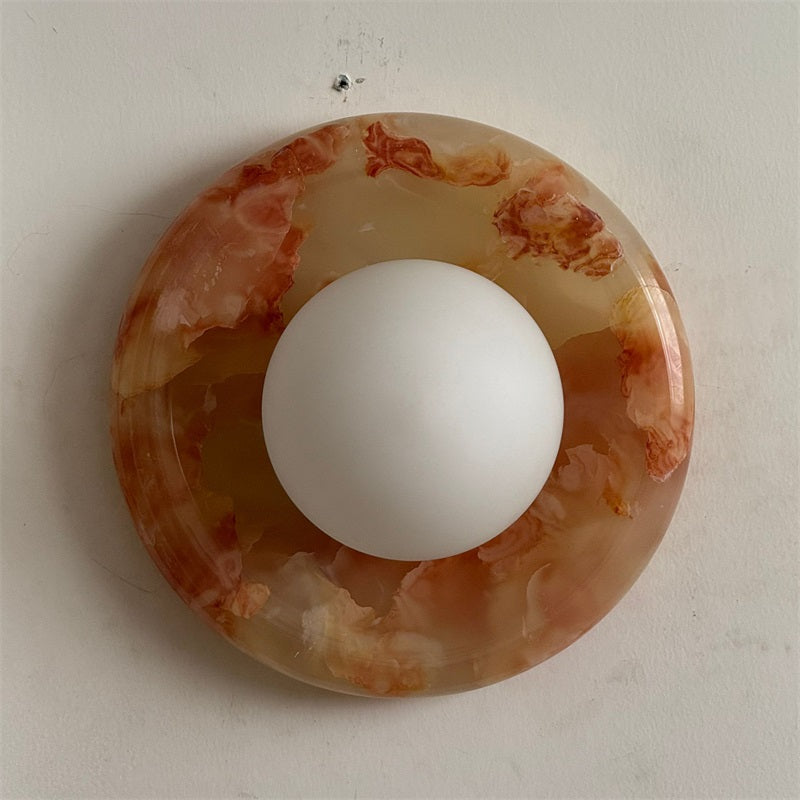 Vivina Modern Minimalist Cyan Jade Sconce Wall Lamp - Letslighting