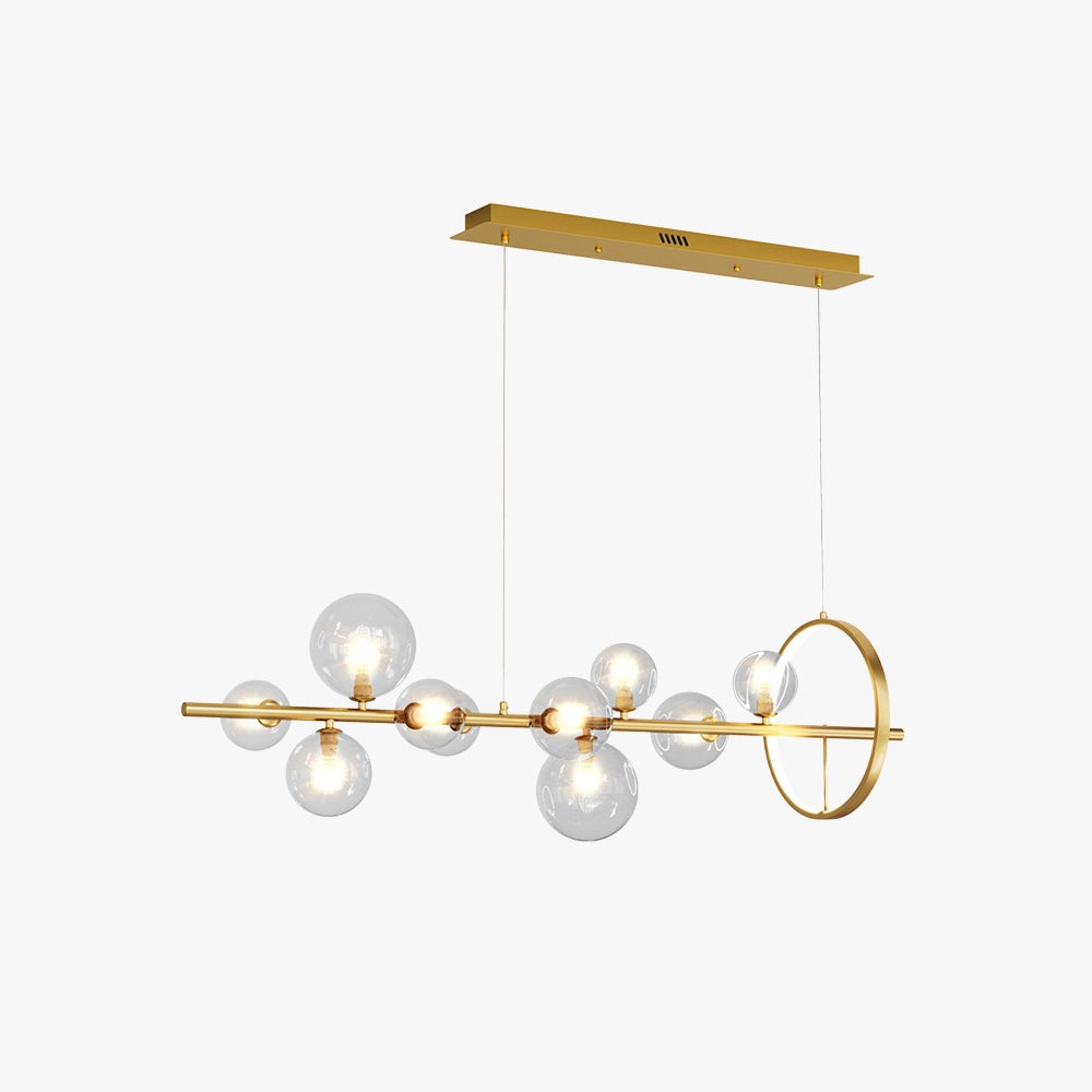 Valentina Modern LED Chandelier Glass Living Dining Room - Letslighting
