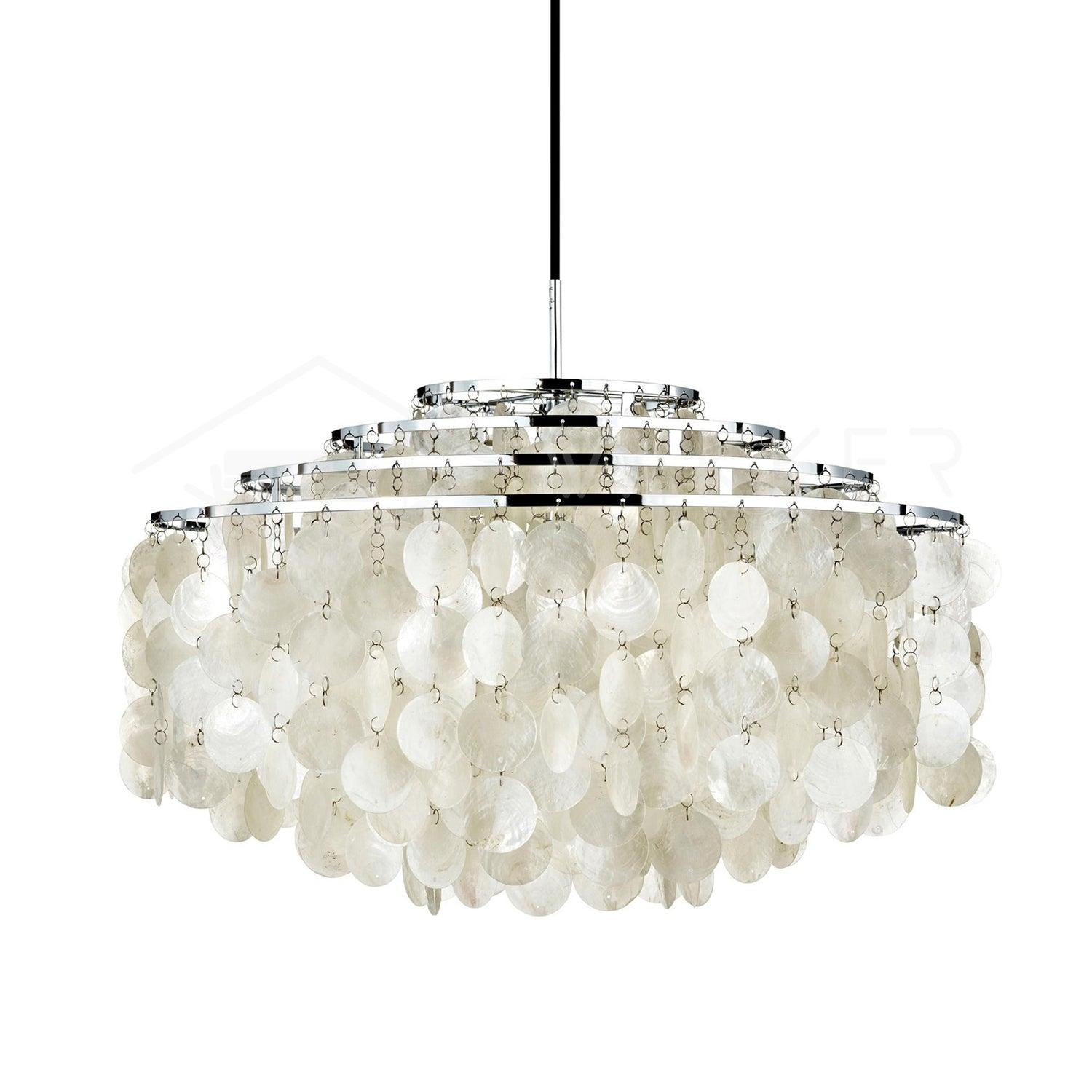 Lustra Pendant Lamp Round Shell Ring - Letslighting