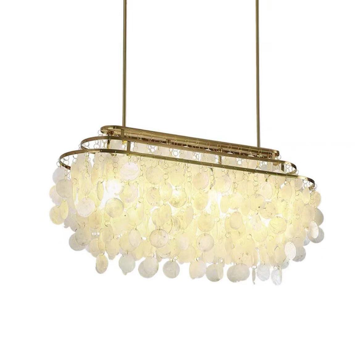 Lustra Pendant Lamp Round Shell Ring - Letslighting