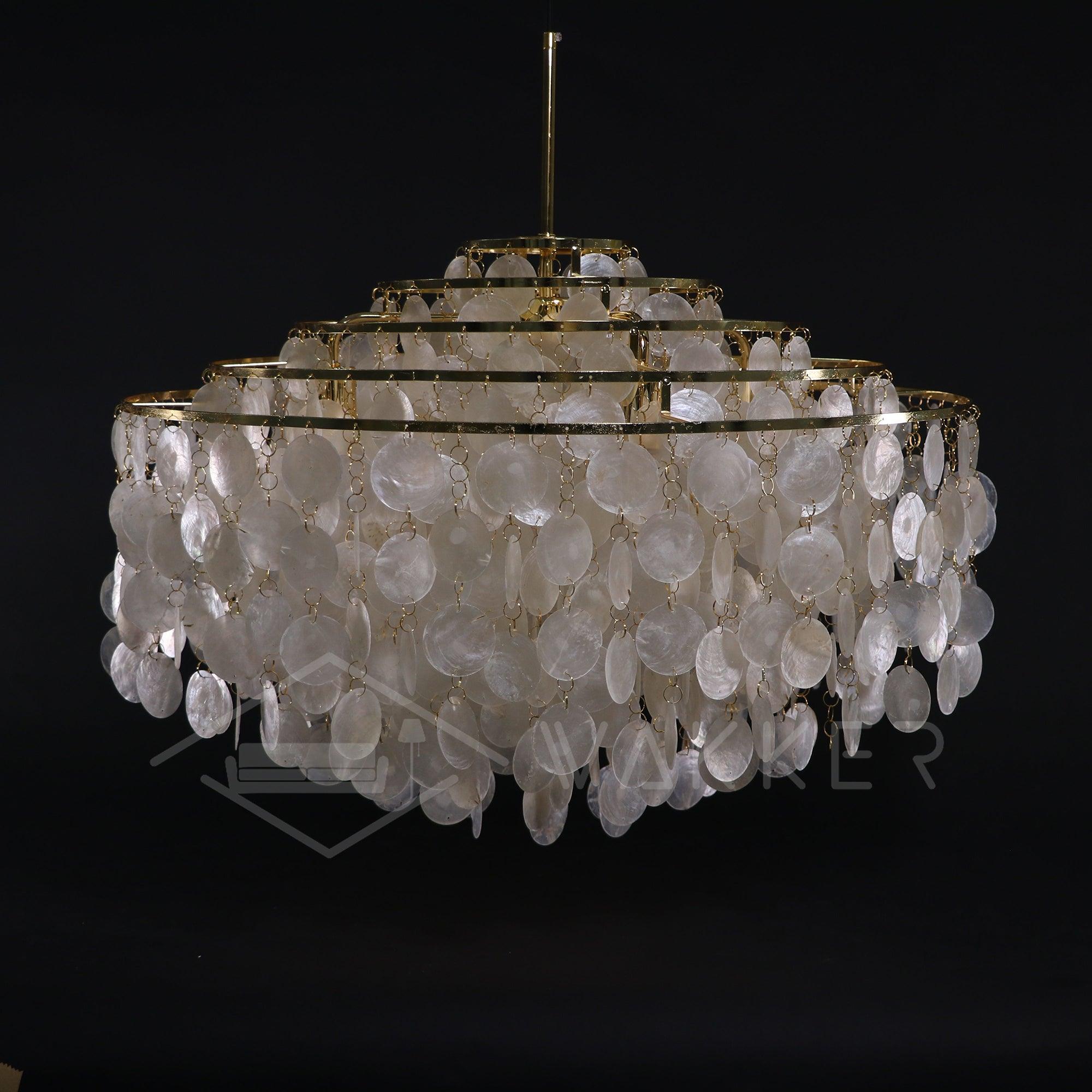 Lustra Pendant Lamp Round Shell Ring - Letslighting
