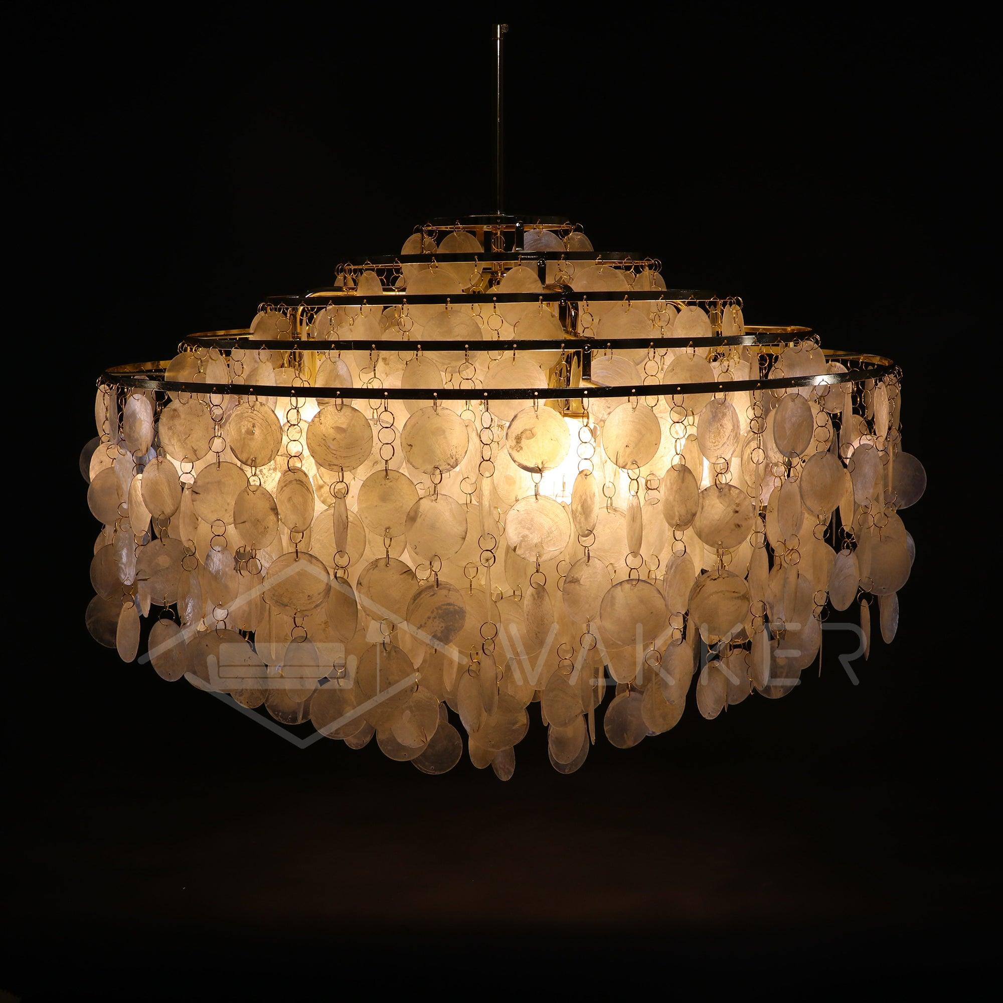 Lustra Pendant Lamp Round Shell Ring - Letslighting