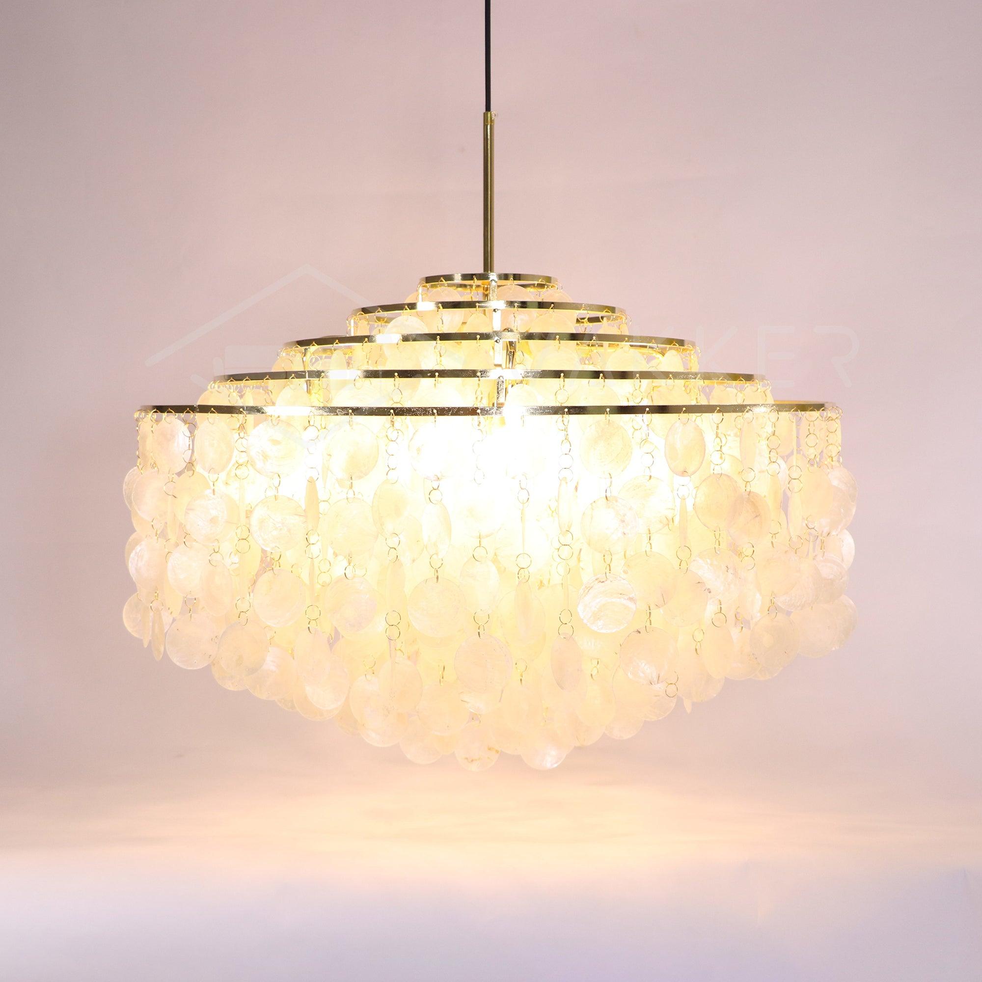 Lustra Pendant Lamp Round Shell Ring - Letslighting