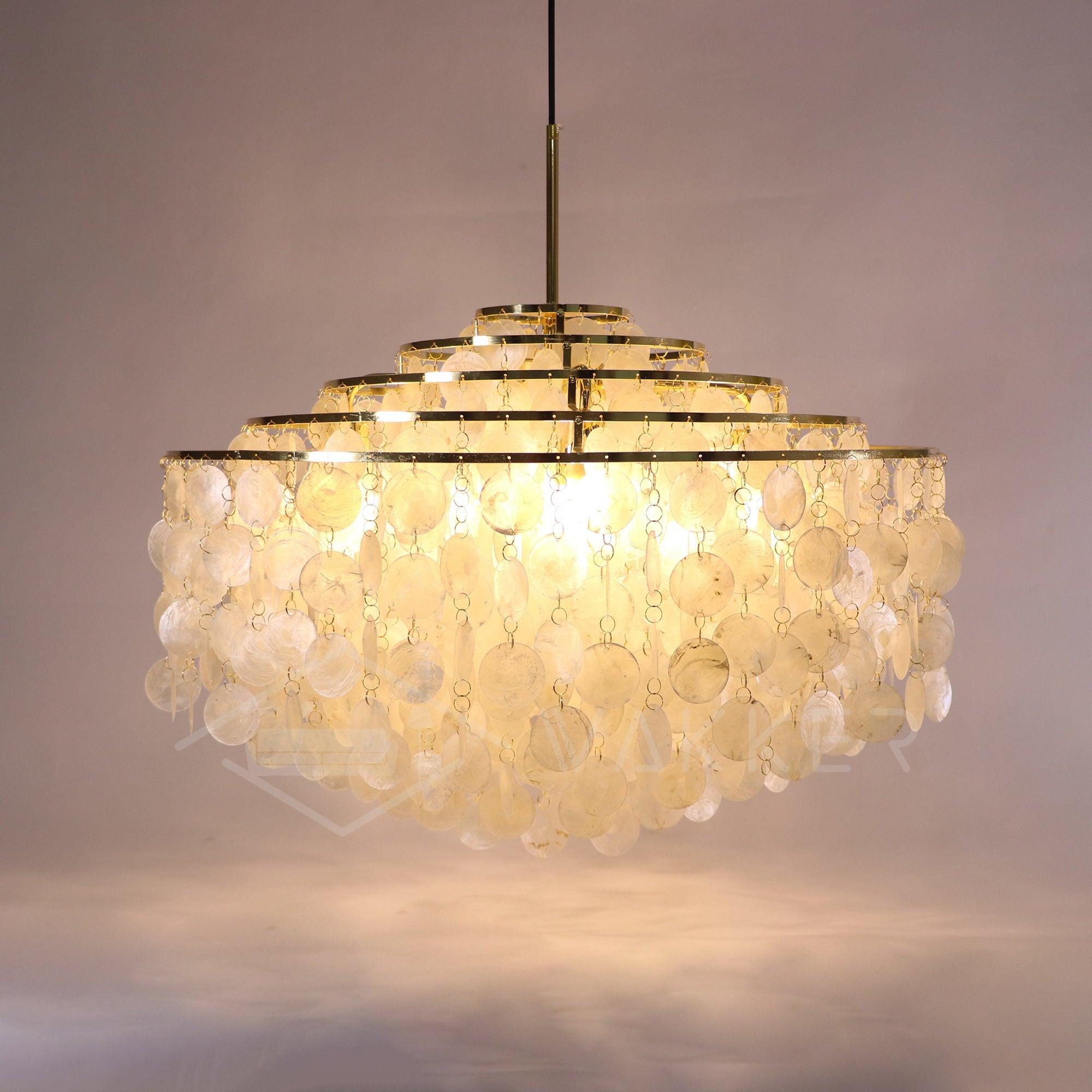 Lustra Pendant Lamp Round Shell Ring - Letslighting