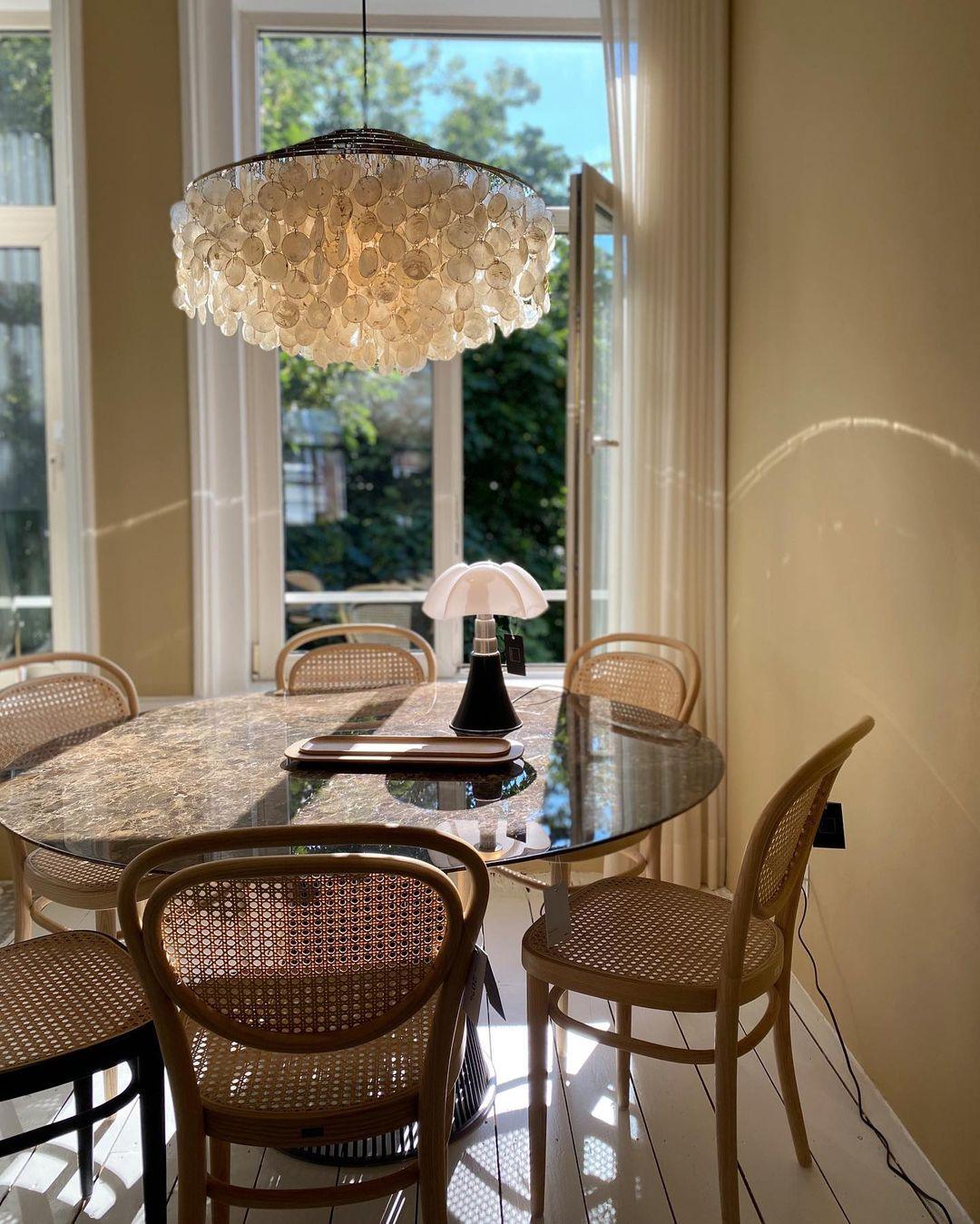 Lustra Pendant Lamp Round Shell Ring - Letslighting