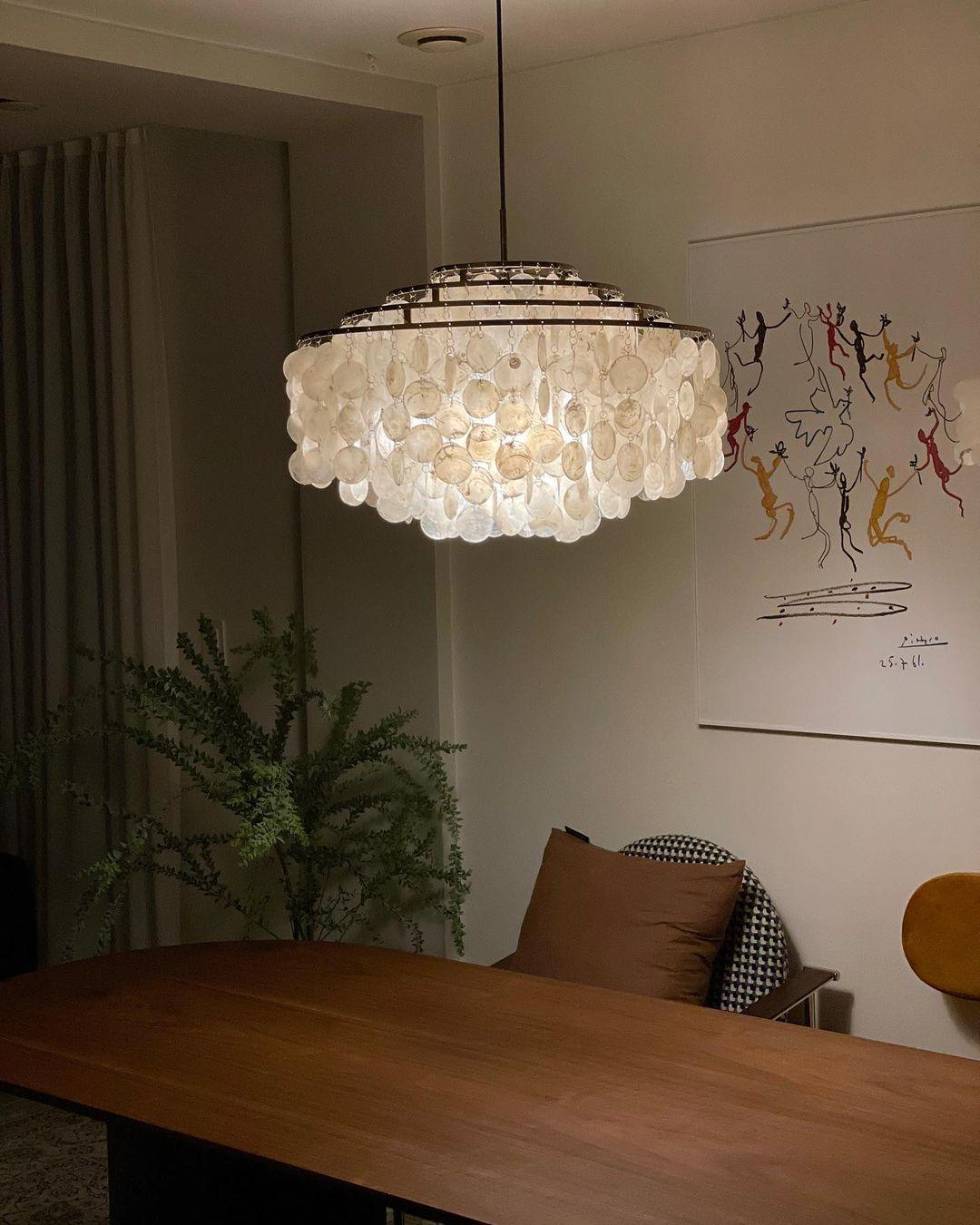 Lustra Pendant Lamp Round Shell Ring - Letslighting