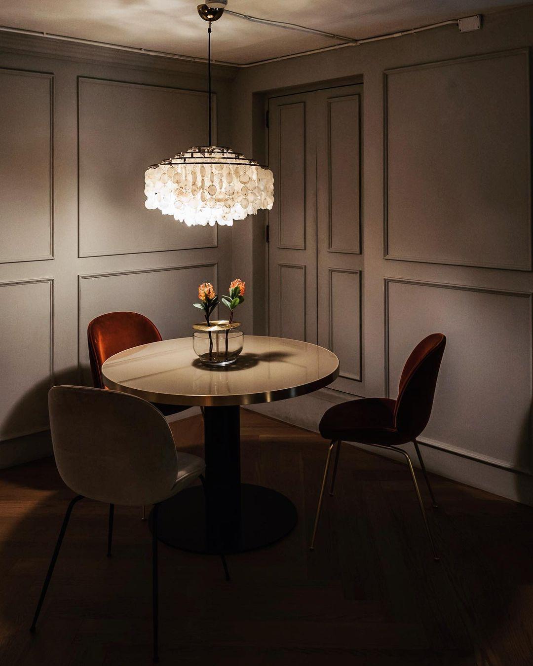 Lustra Pendant Lamp Round Shell Ring - Letslighting