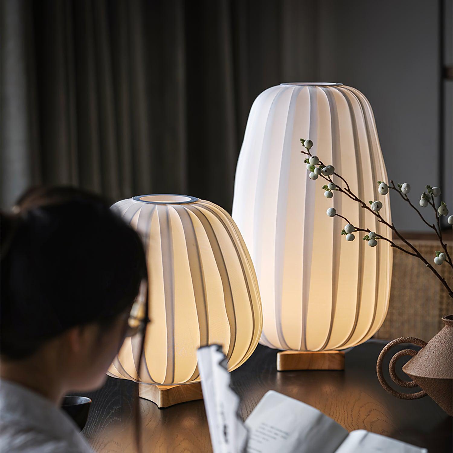 Fabric Minimalist Table Lamp - Blowlighting