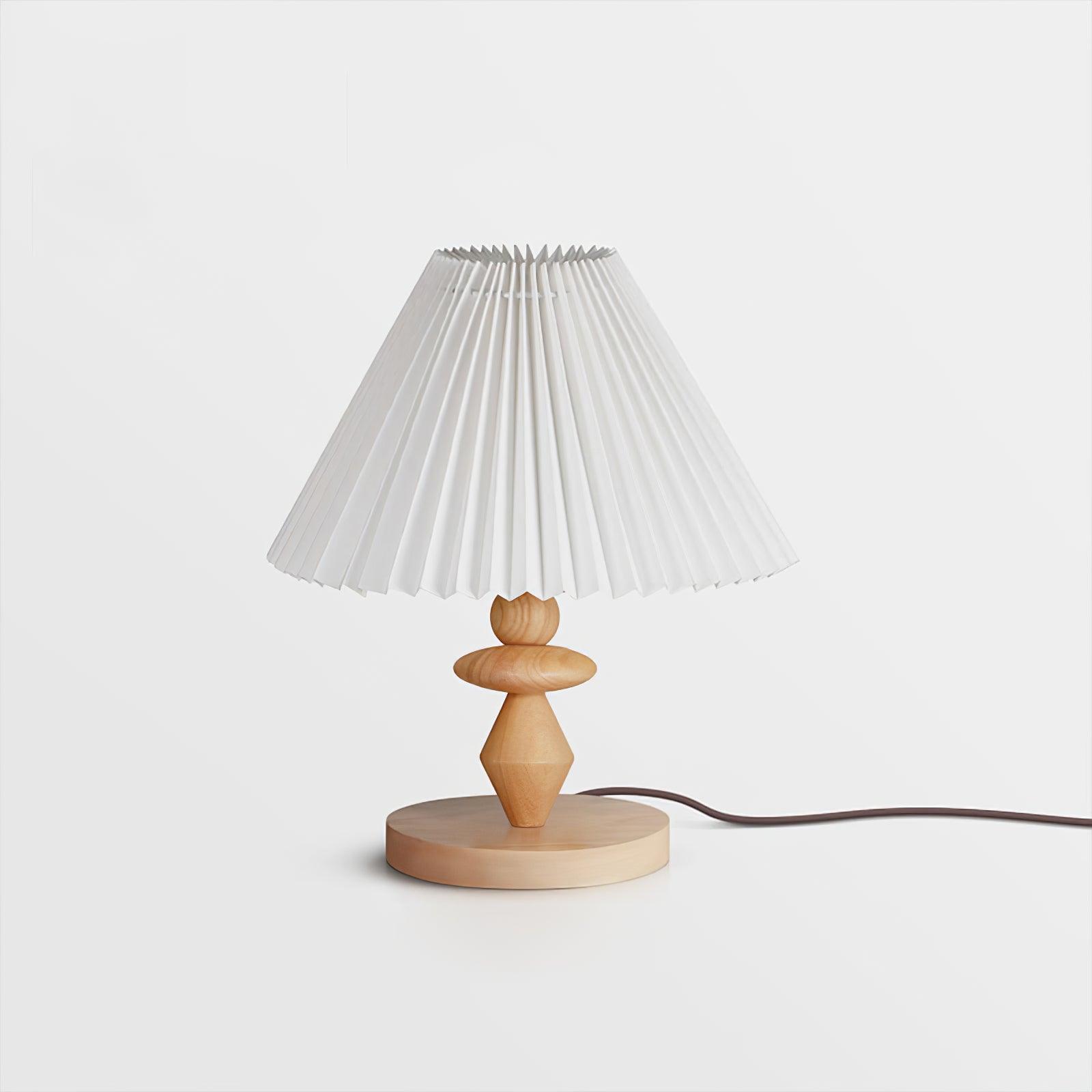 Martha Minimalist Wood Table Lamp - Letslighting