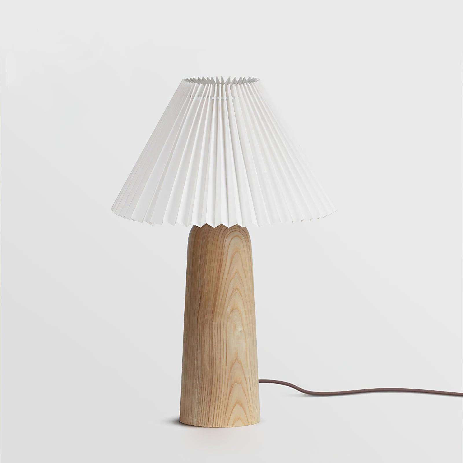 Martha Minimalist Wood Table Lamp - Letslighting