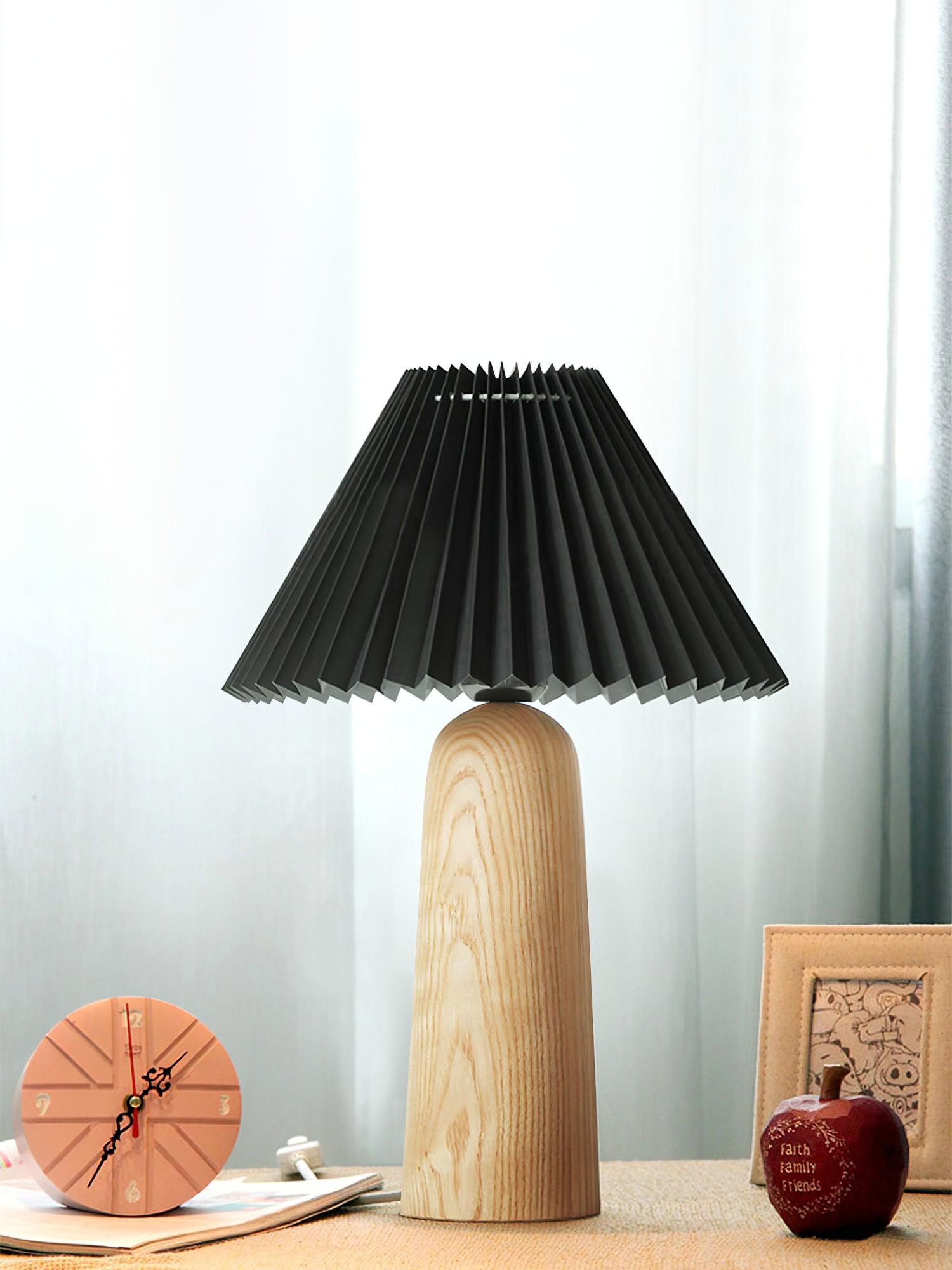 Martha Minimalist Wood Table Lamp - Letslighting
