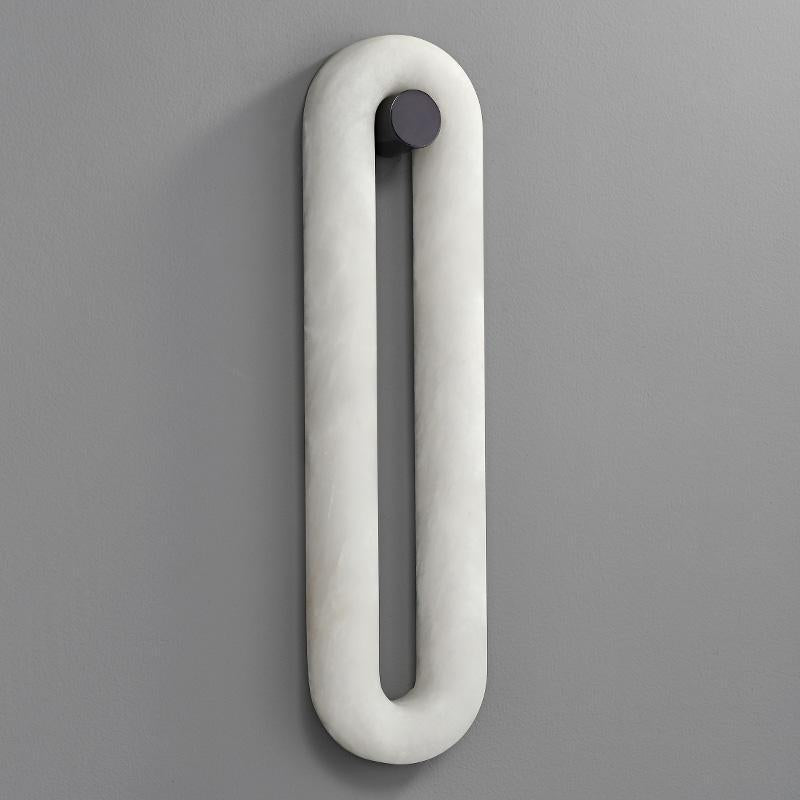 Mydorel Modern Minimalist Brass Alabaster Wall Lamp - Letslighting
