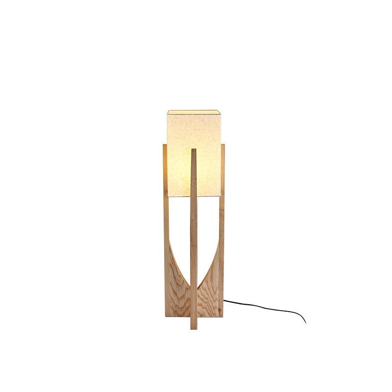 Lustra Floor Lamp Wood Modern - Letslighting