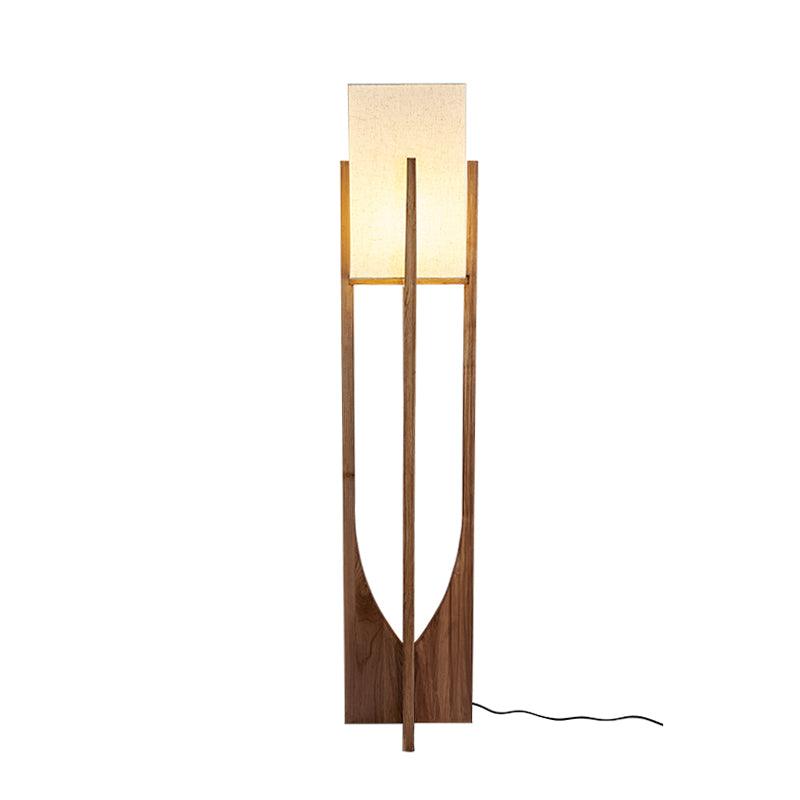 Lustra Floor Lamp Wood Modern - Letslighting
