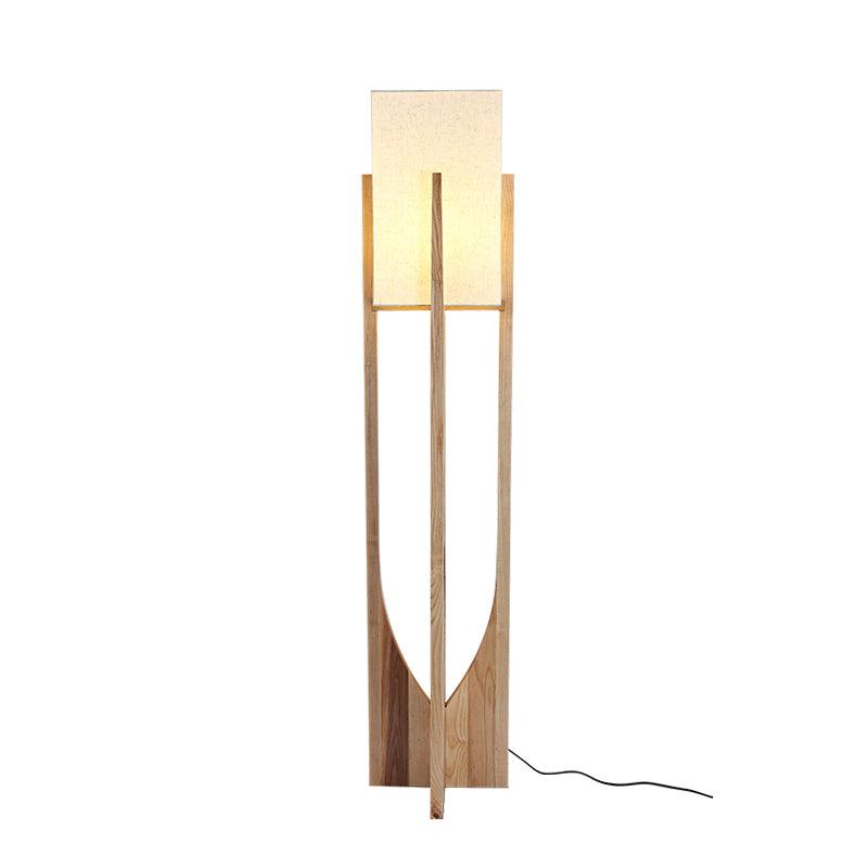 Lustra Floor Lamp Wood Modern - Letslighting