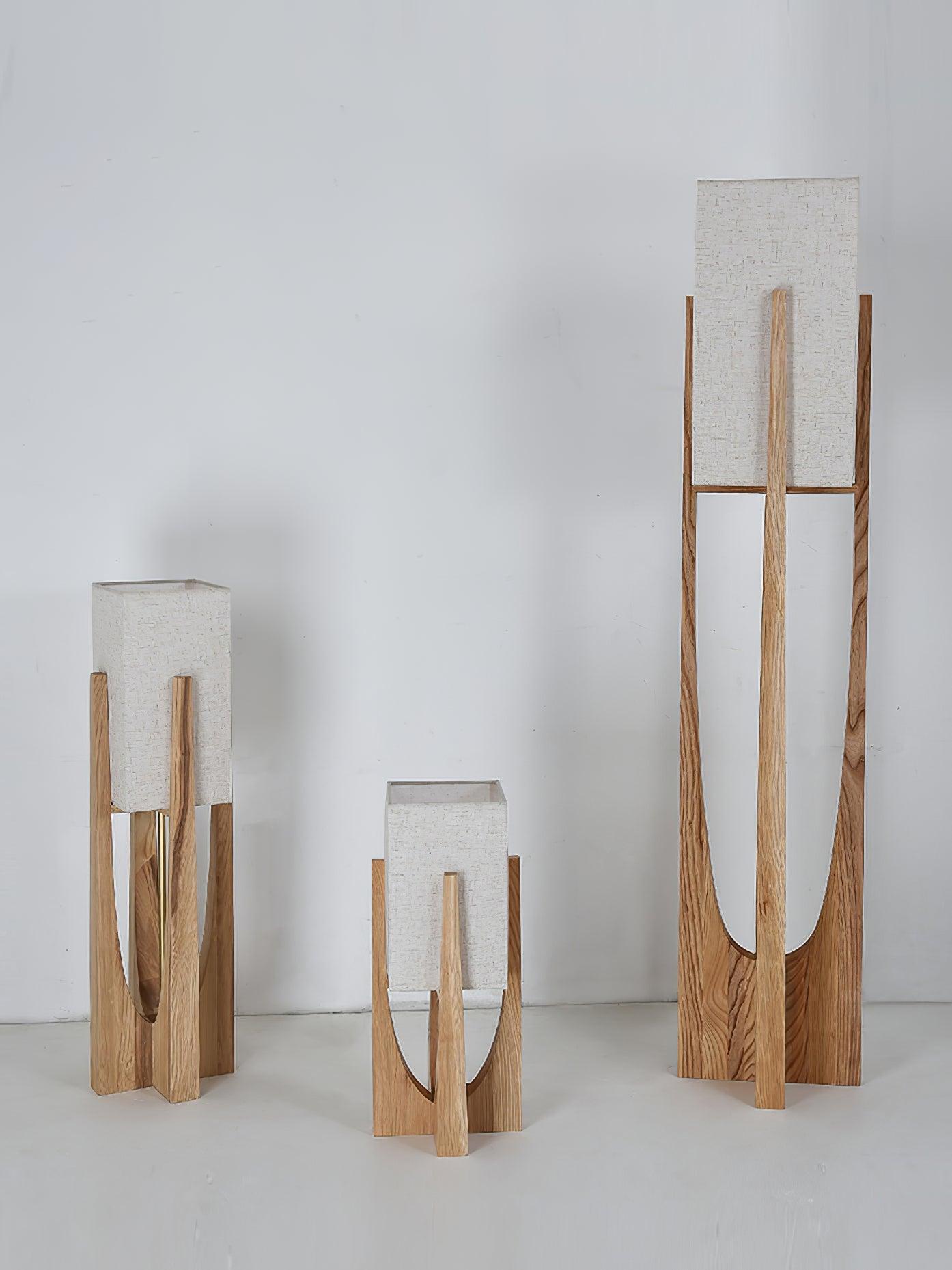 Lustra Floor Lamp Wood Modern - Letslighting