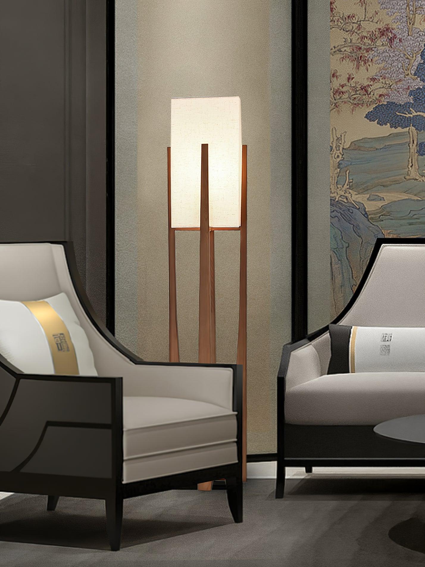 Lustra Floor Lamp Wood Modern - Letslighting
