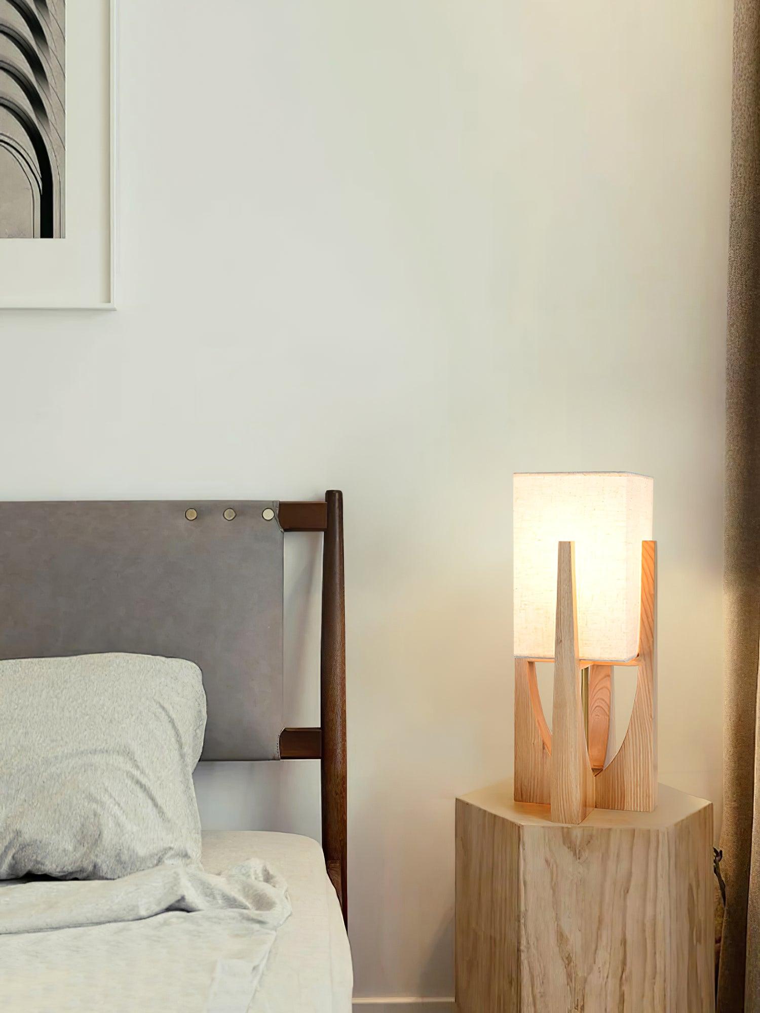 Lustra Floor Lamp Wood Modern - Letslighting
