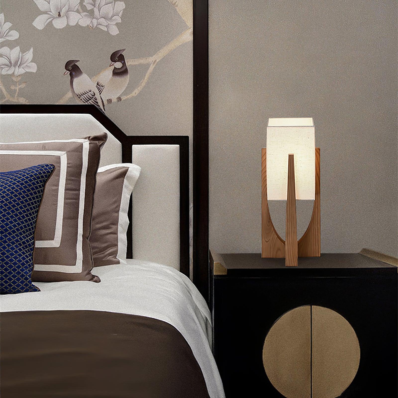 Lustra Floor Lamp Wood Modern - Letslighting