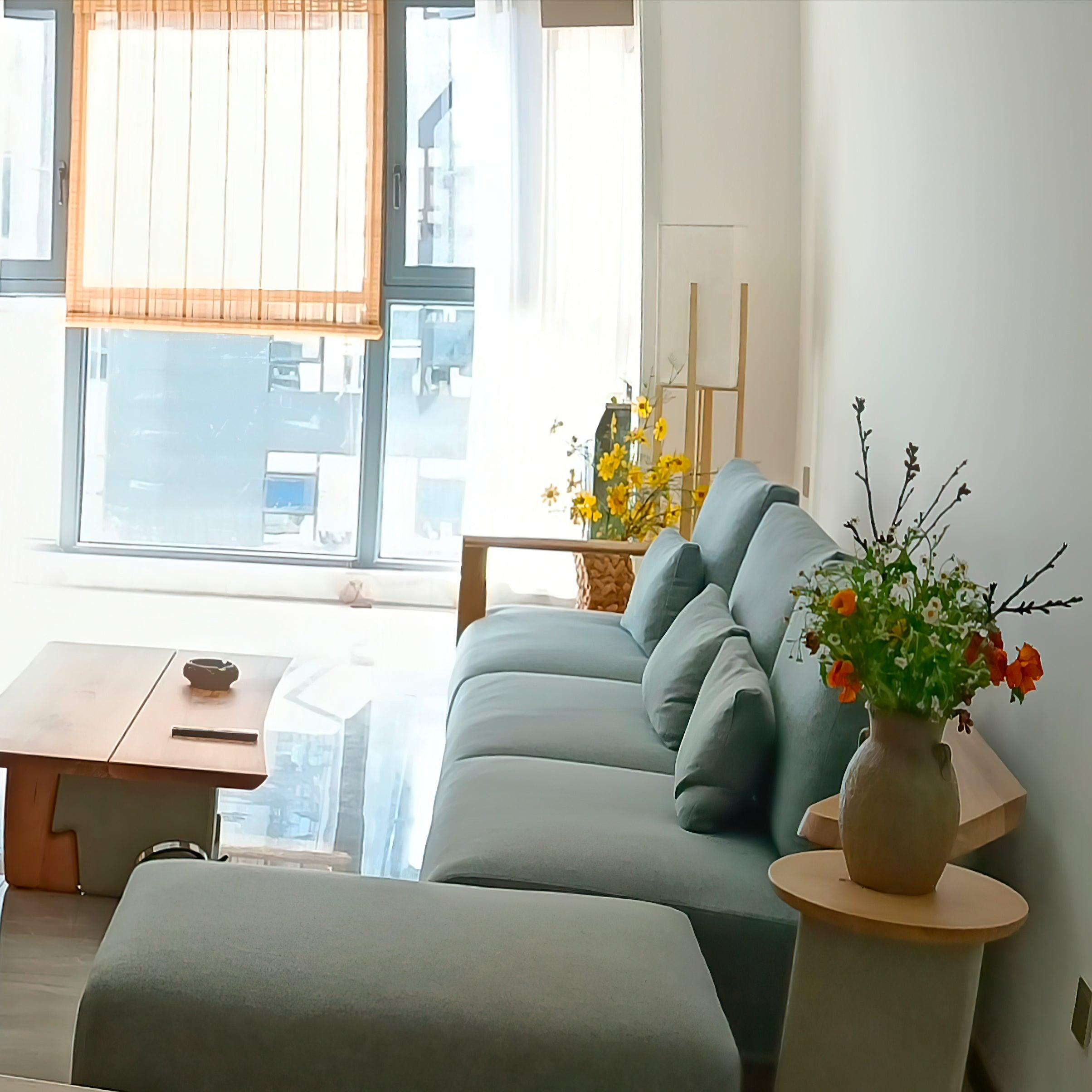 Lustra Floor Lamp Wood Modern - Letslighting