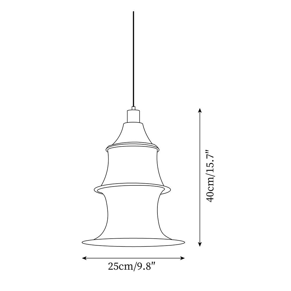 Falkland Pendant Lamp Tiered - Letslighting