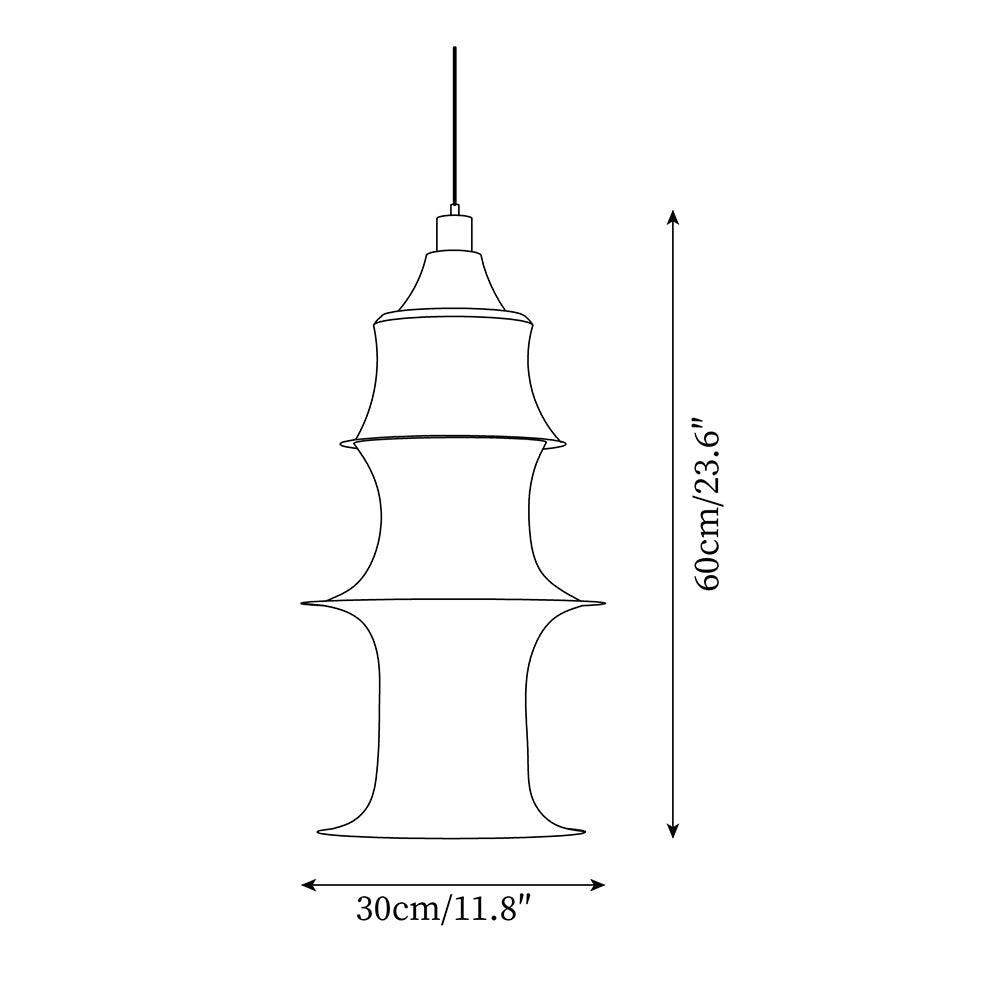 Falkland Pendant Lamp Tiered - Letslighting