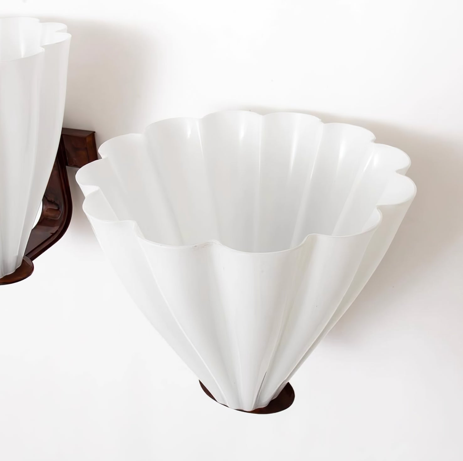 Fan Shaped Glass Wall Sconce - Letslighting