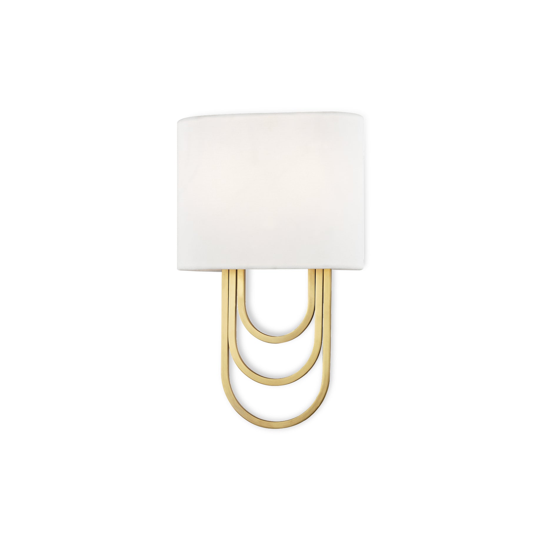 Evelaris Modern Minimalist Brass Fabric Wall Lamp - Letslighting