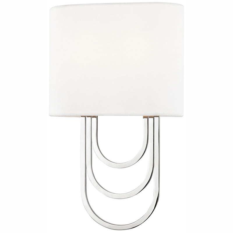 Evelaris Modern Minimalist Brass Fabric Wall Lamp - Letslighting