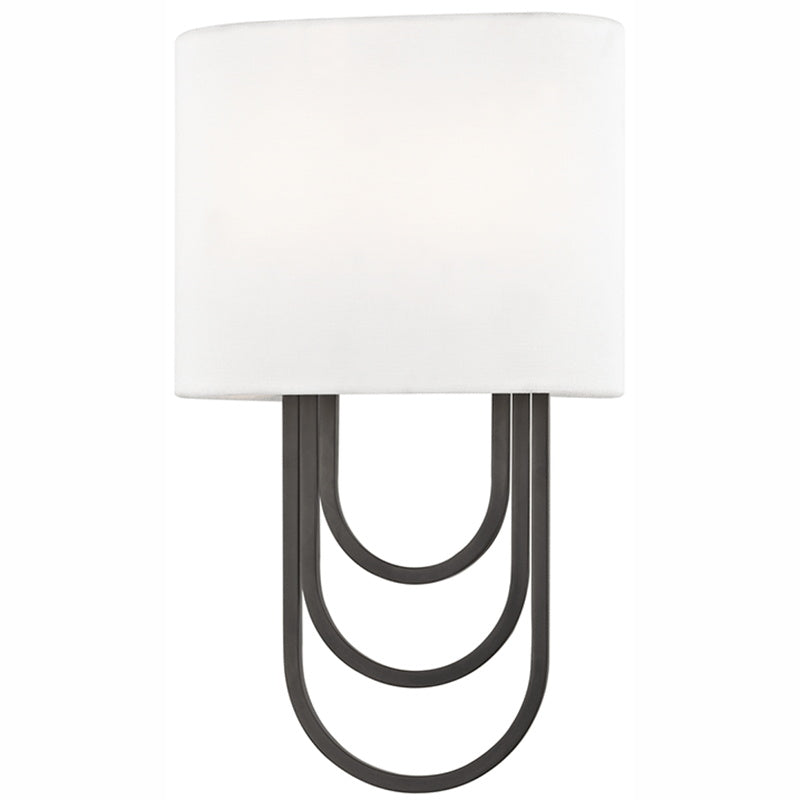 Evelaris Modern Minimalist Brass Fabric Wall Lamp - Letslighting
