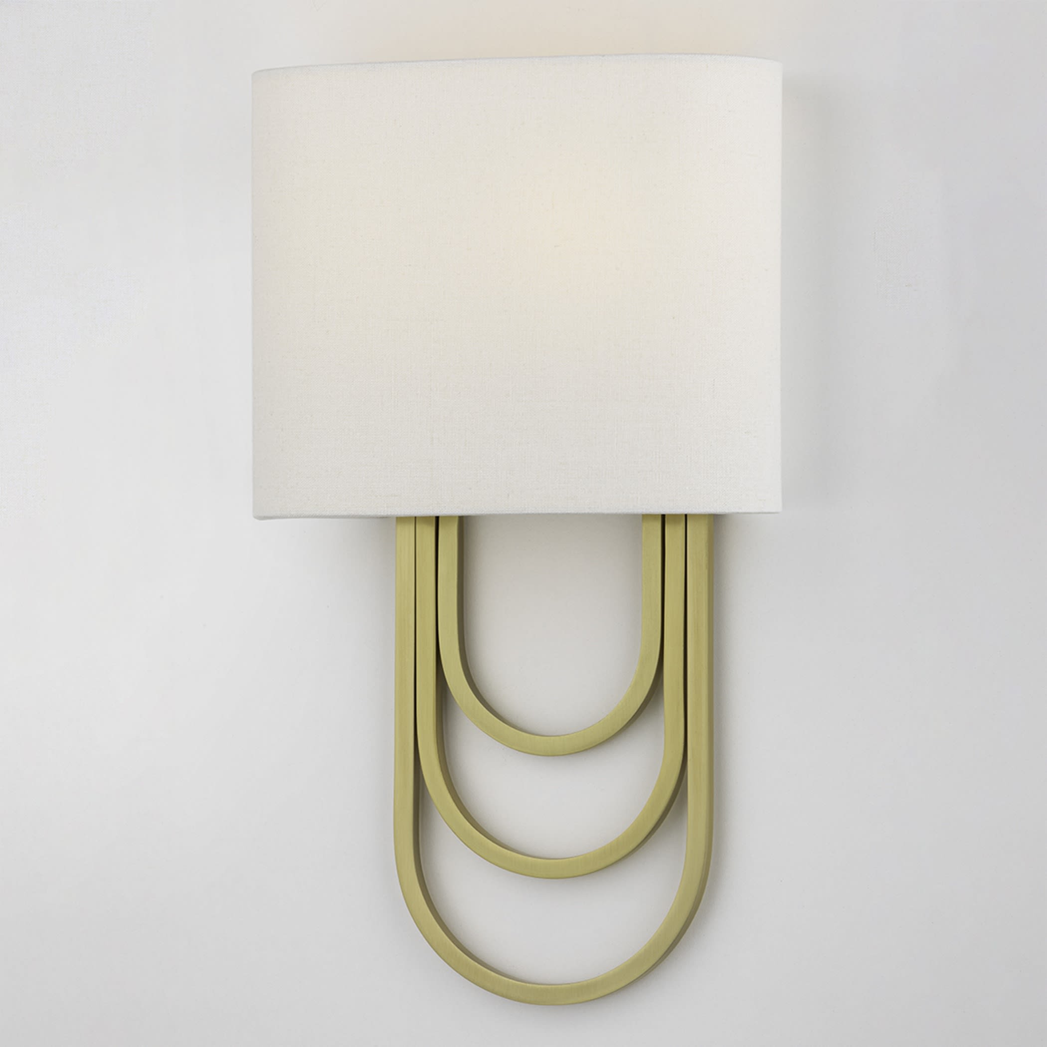 Evelaris Modern Minimalist Brass Fabric Wall Lamp - Letslighting