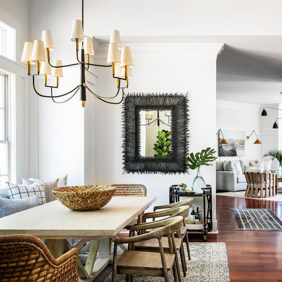 Lyshae Vintage Industrial Brass Fabric Chandelier - Letslighting