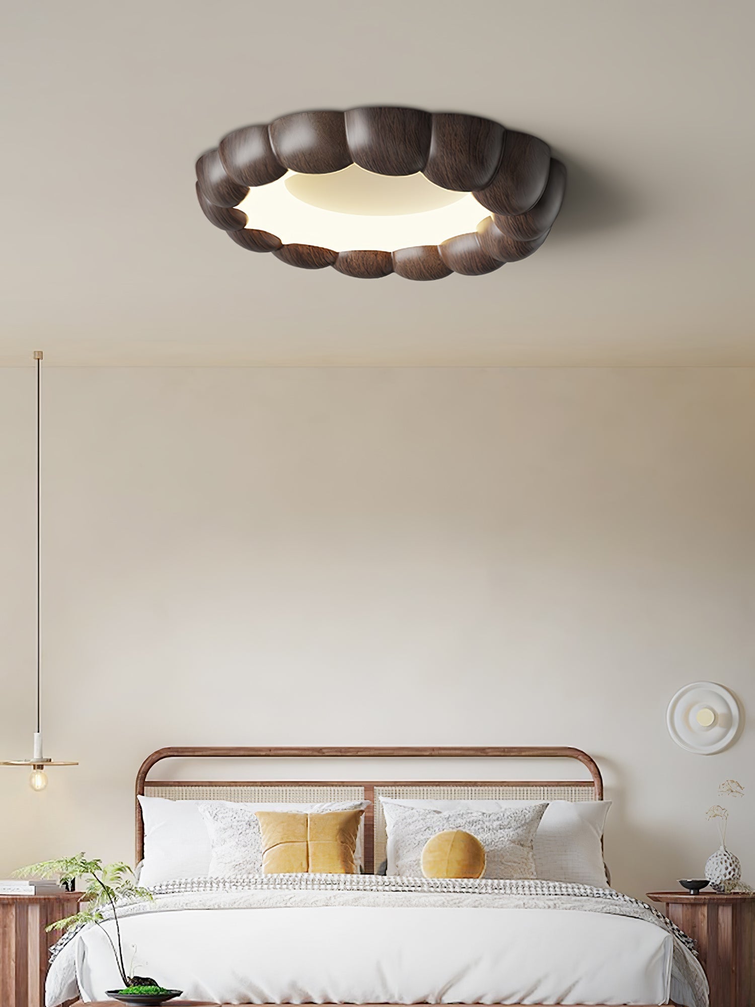 Eraeiel Traditional Elegance Ripple Ceiling Lamp - Letslighting