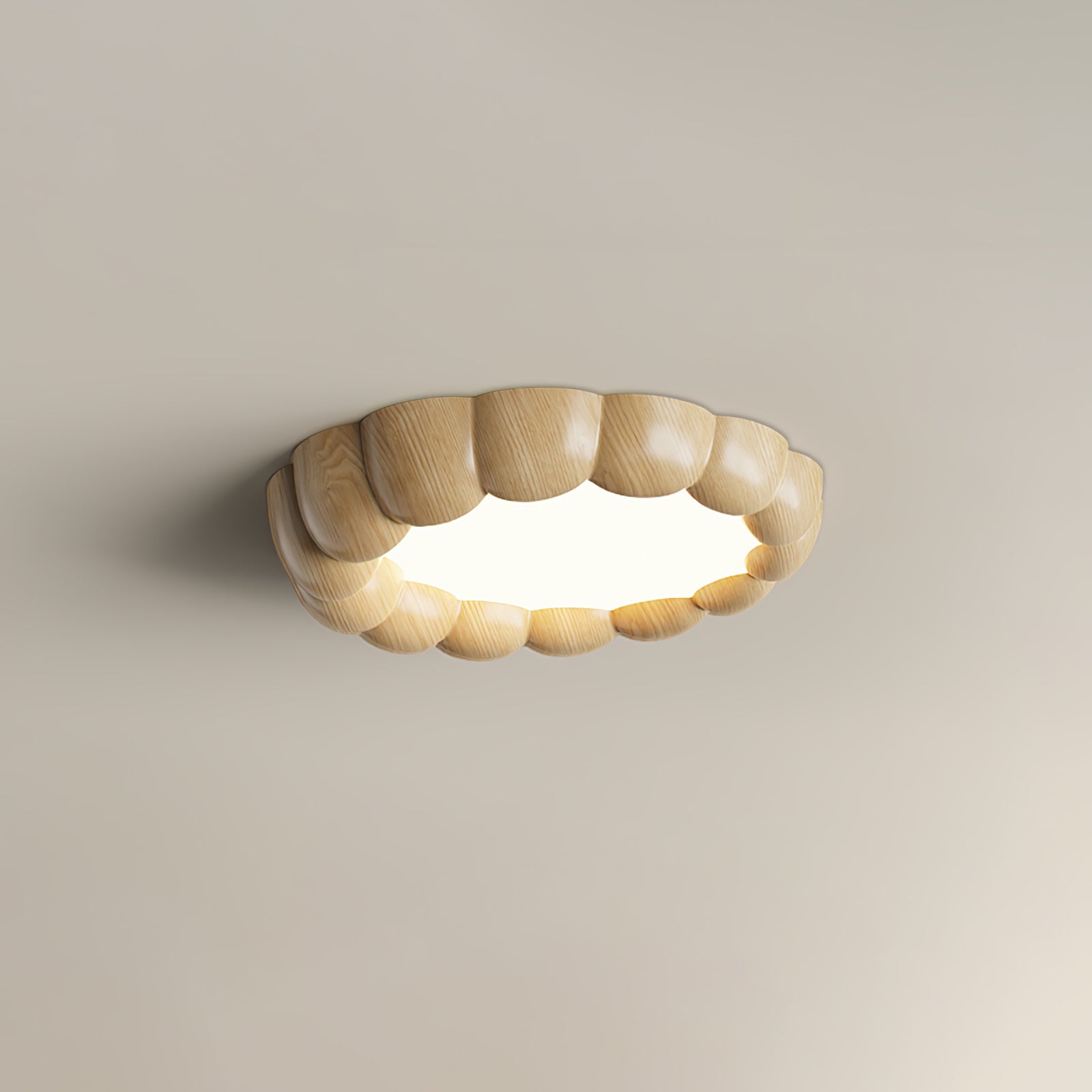 Eraeiel Traditional Elegance Ripple Ceiling Lamp - Letslighting