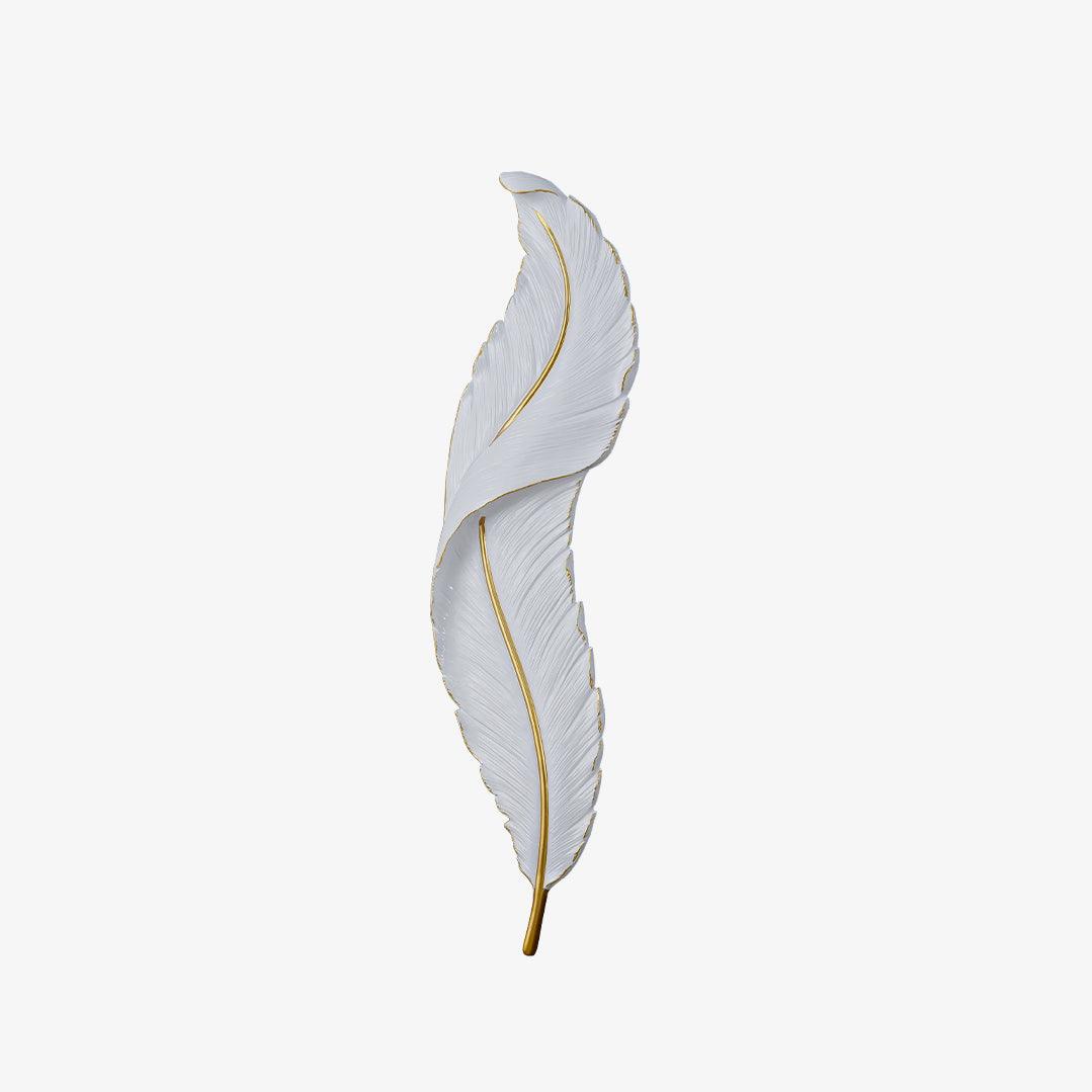 Cumare Individual Creativity Feather Resin Wall Lamp - Letslighting