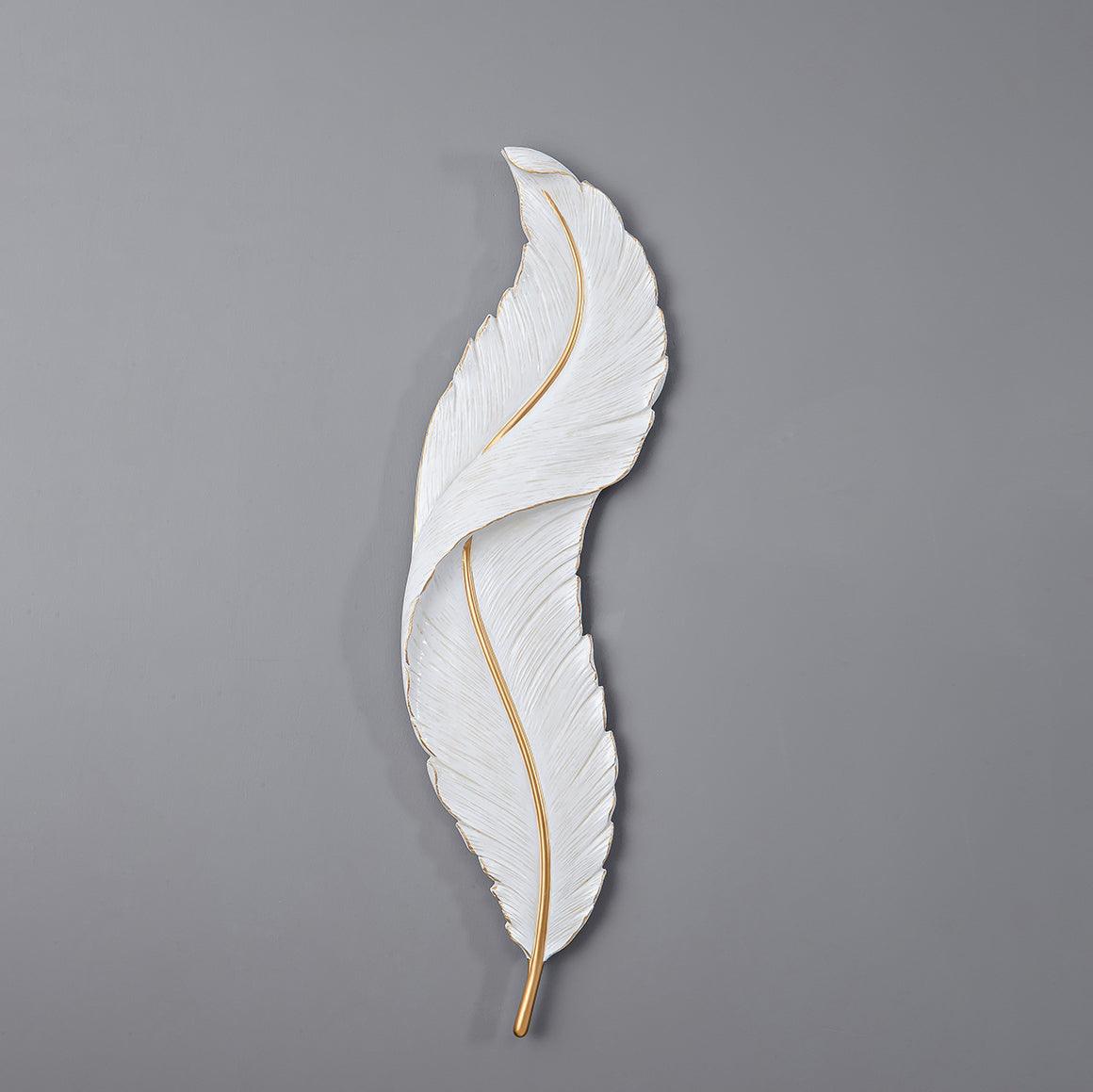 Cumare Individual Creativity Feather Resin Wall Lamp - Letslighting
