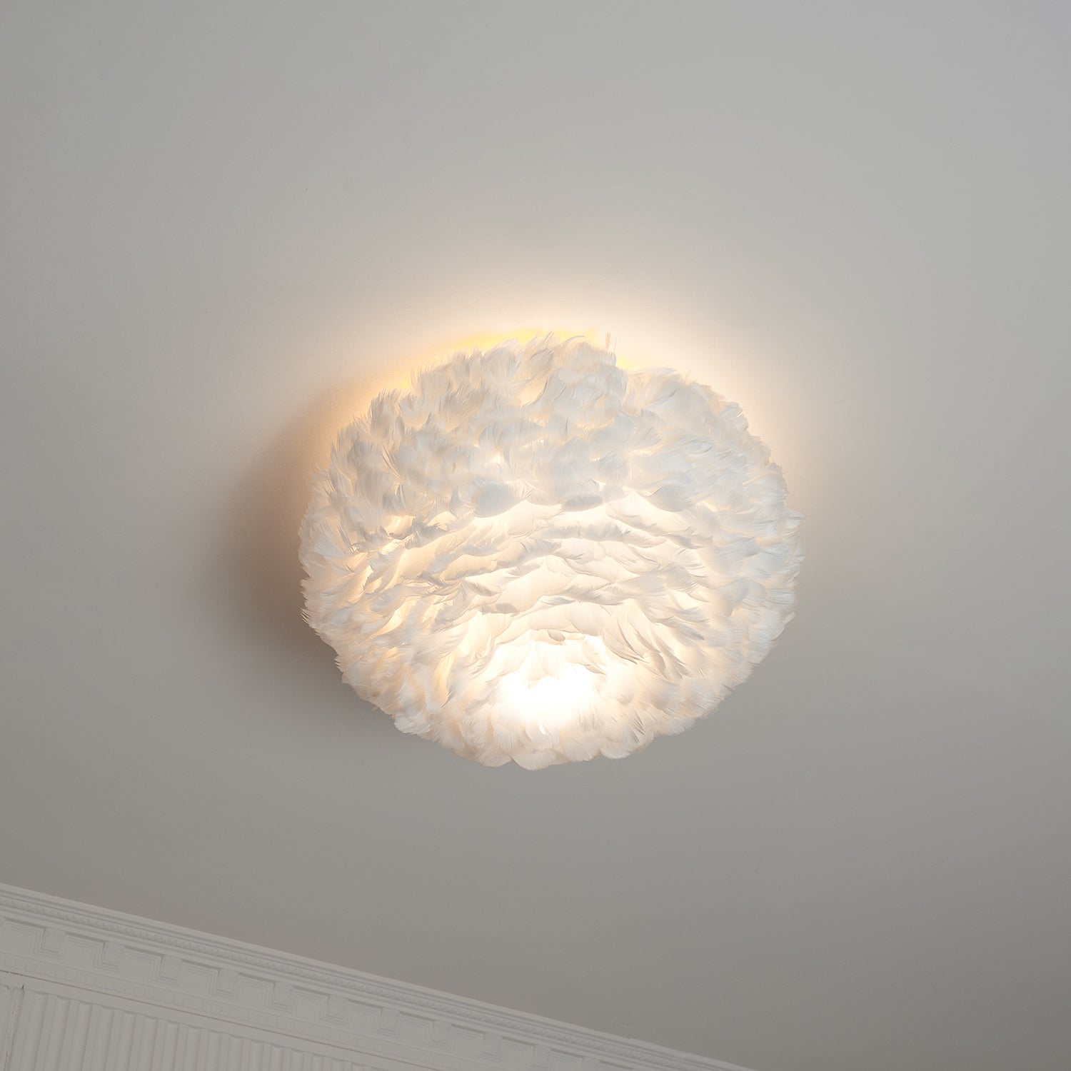 Zalore Premium Nordic Art Feathered Ceiling Lamp - Letslighting