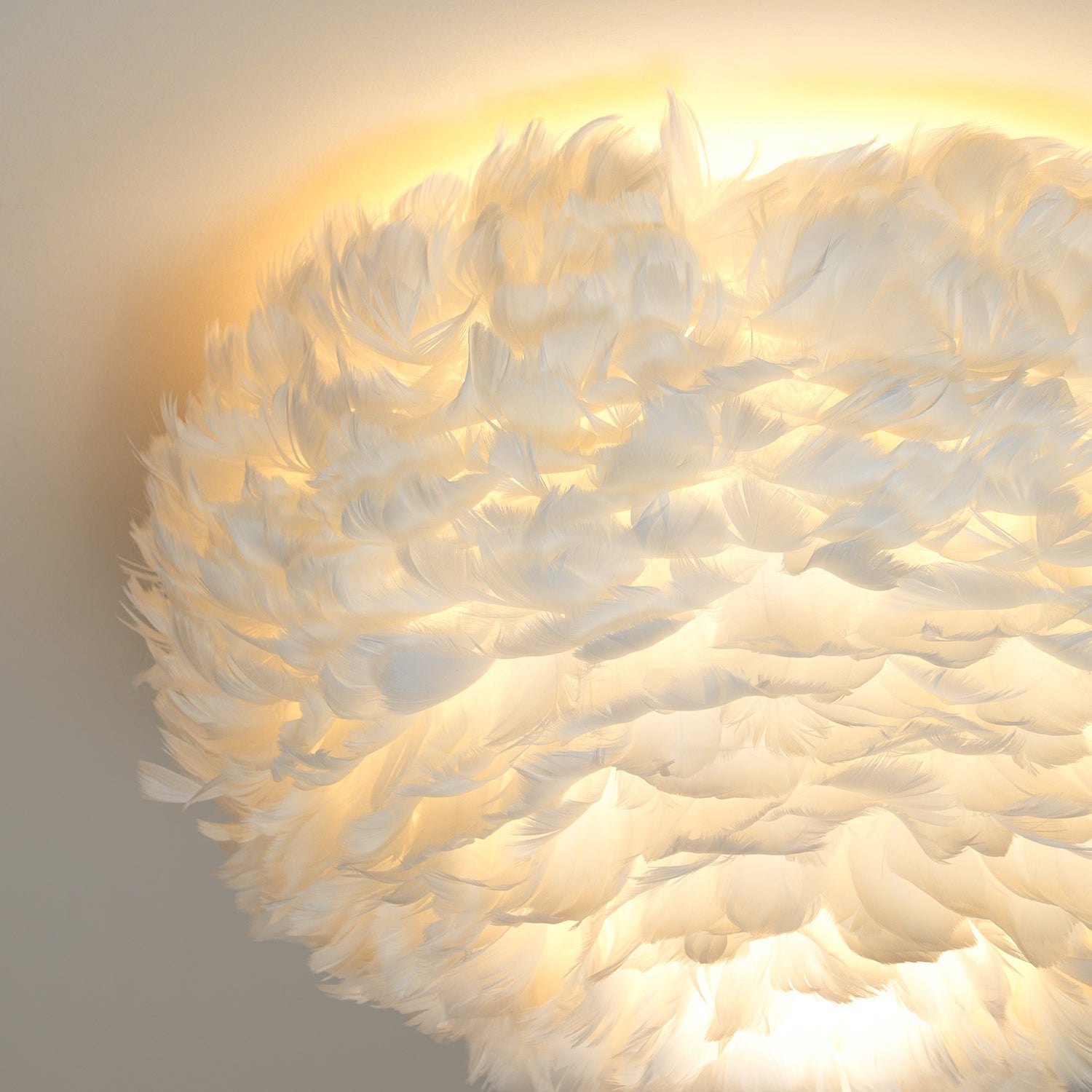 Zalore Premium Nordic Art Feathered Ceiling Lamp - Letslighting