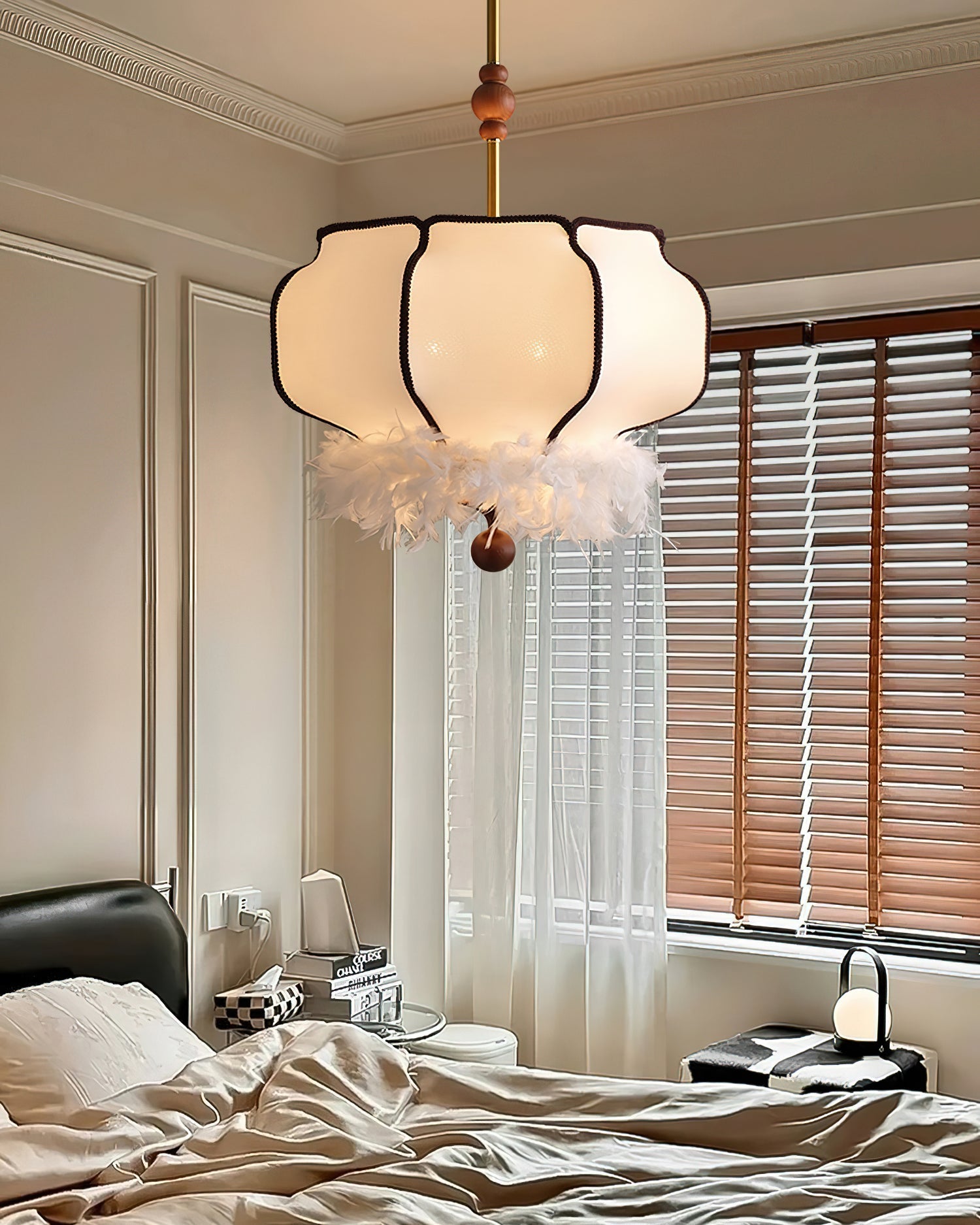 Grace Luxury Fabric Pendant Light - Letslighting