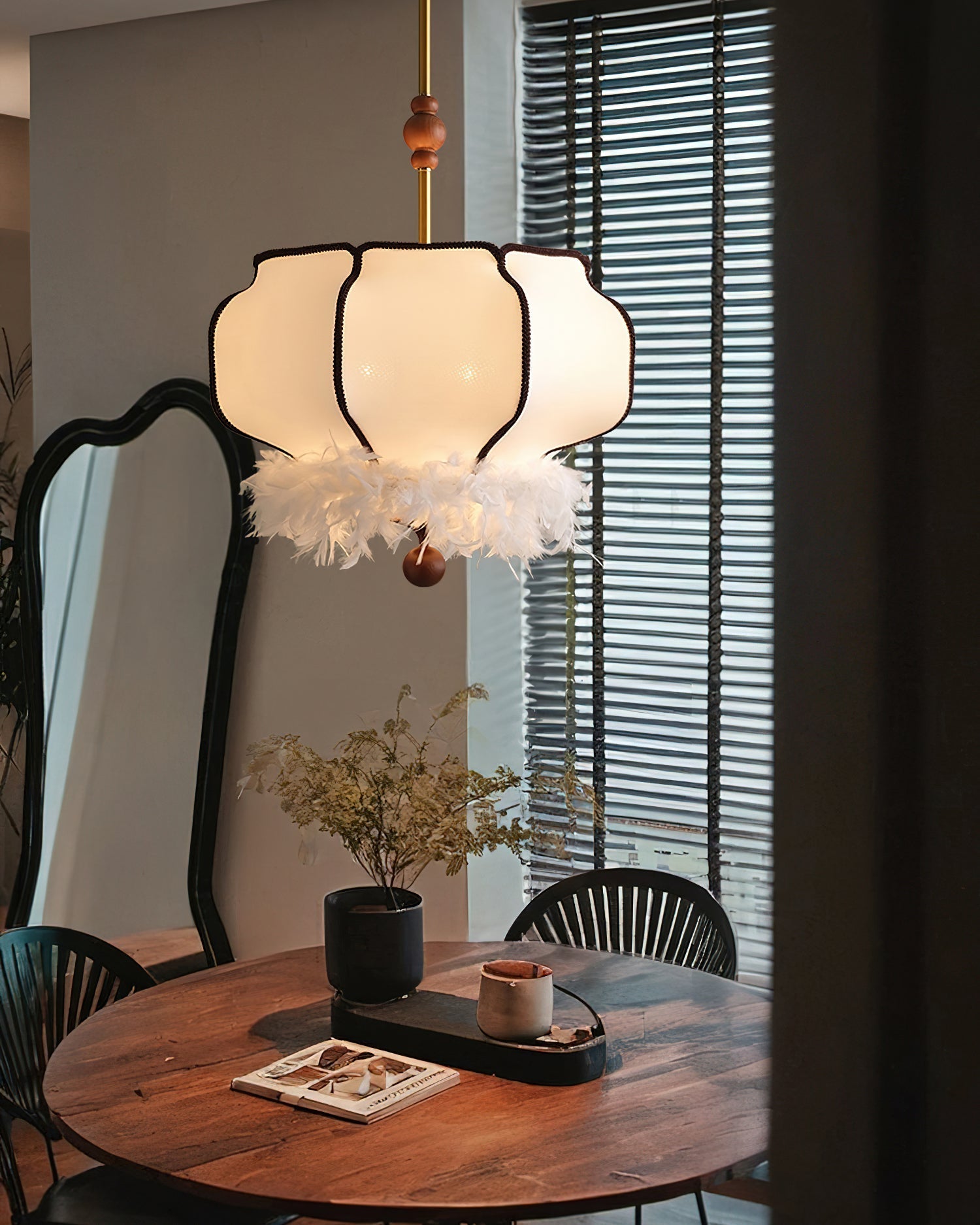 Grace Luxury Fabric Pendant Light - Letslighting