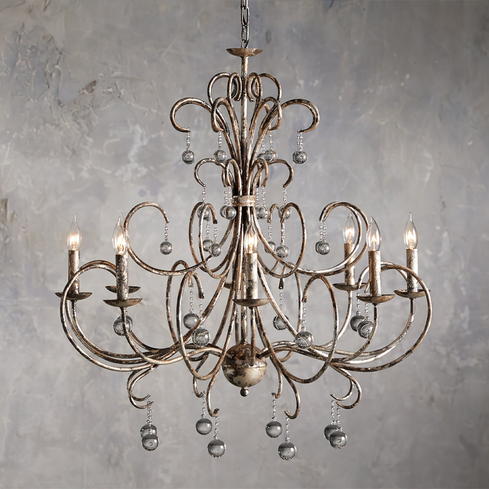 Ermira Postmodern Luxury Glass Crystal Chandelier - Letslighting