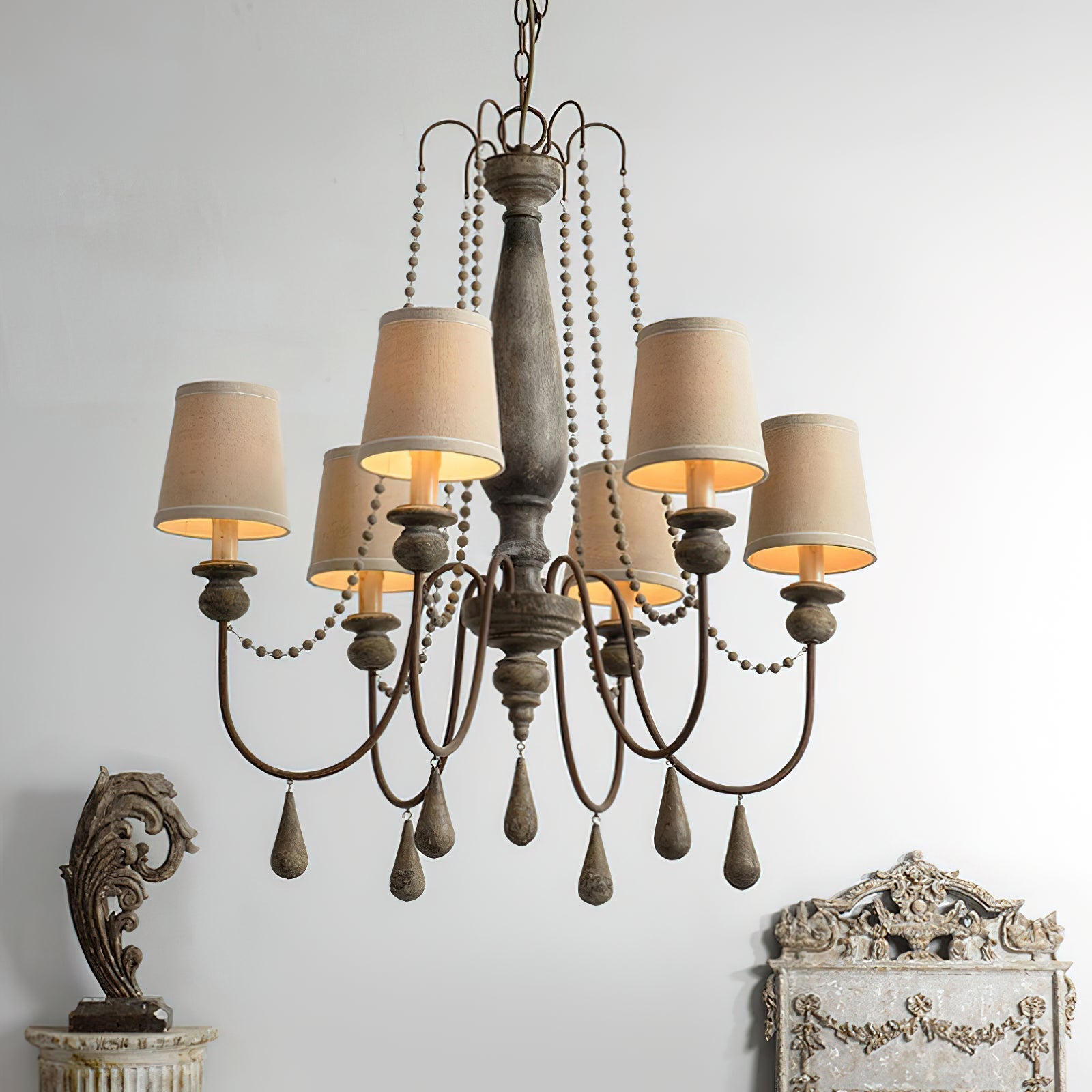 Arshaor Postmodern Luxury Wooden Chandelier - Letslighting